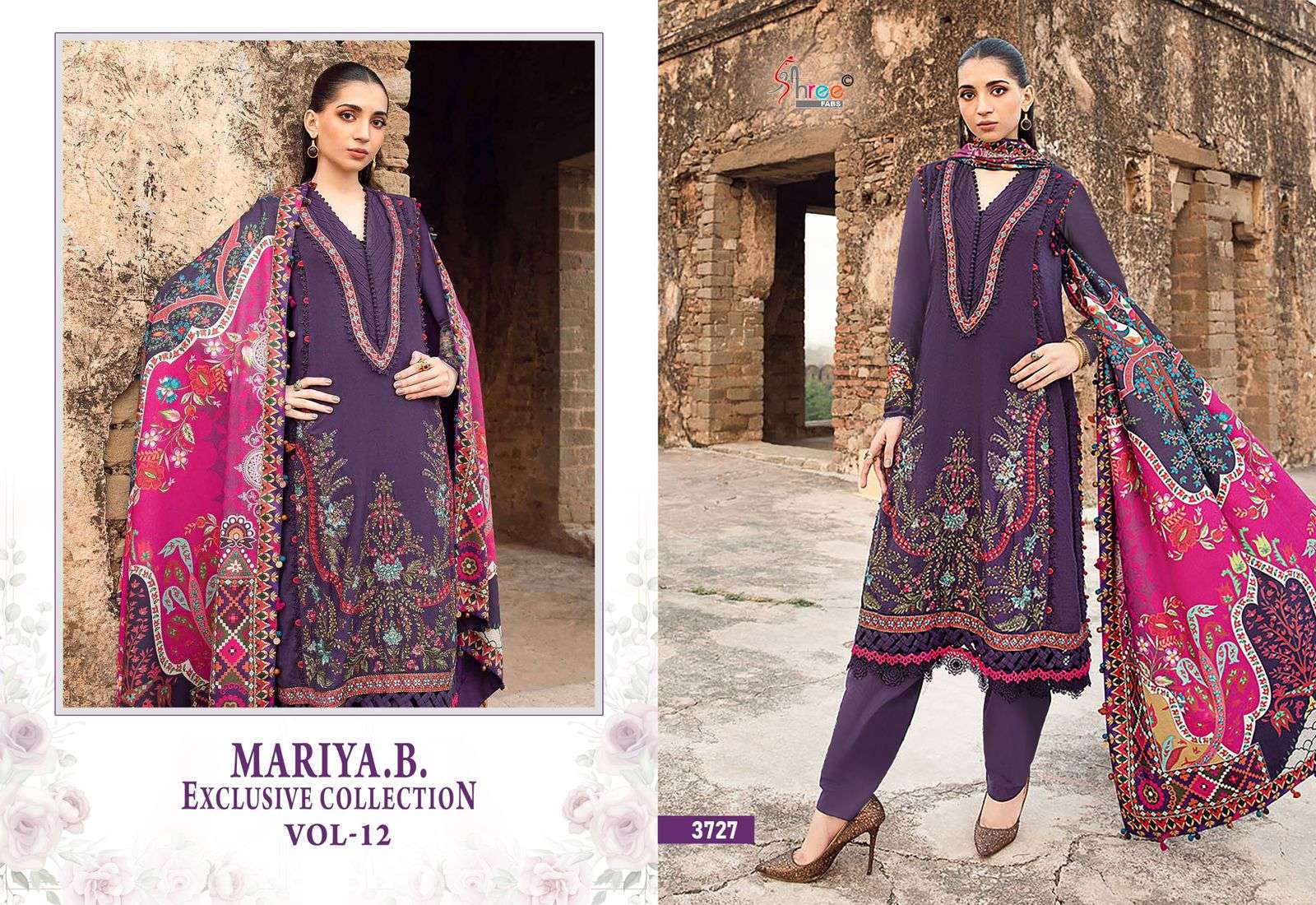 SHREE FABS MARIA B EXCLUSIVE COLLECTION VOL 12 