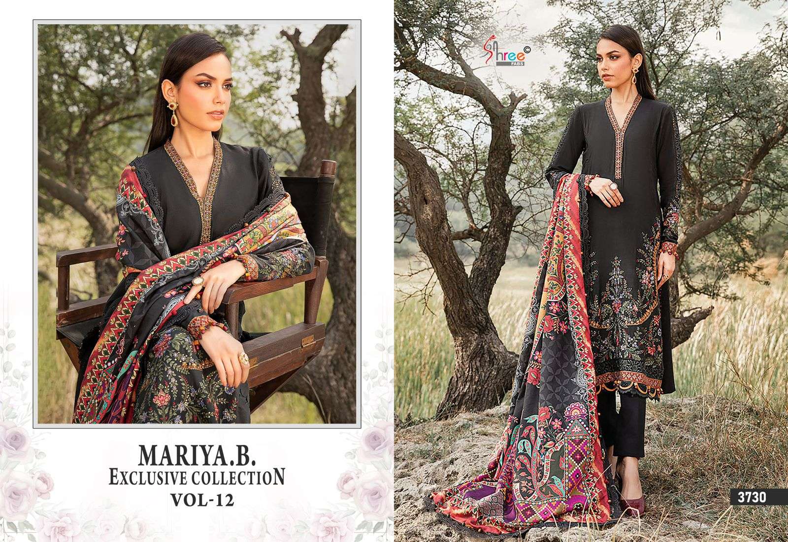 SHREE FABS MARIA B EXCLUSIVE COLLECTION VOL 12 