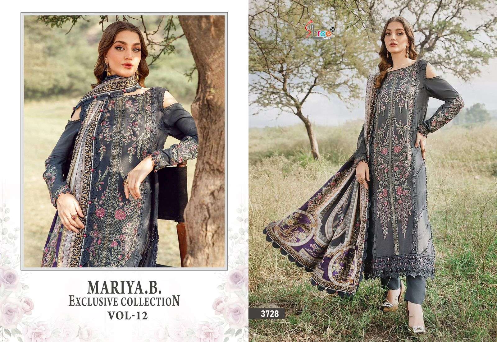 SHREE FABS MARIA B EXCLUSIVE COLLECTION VOL 12 