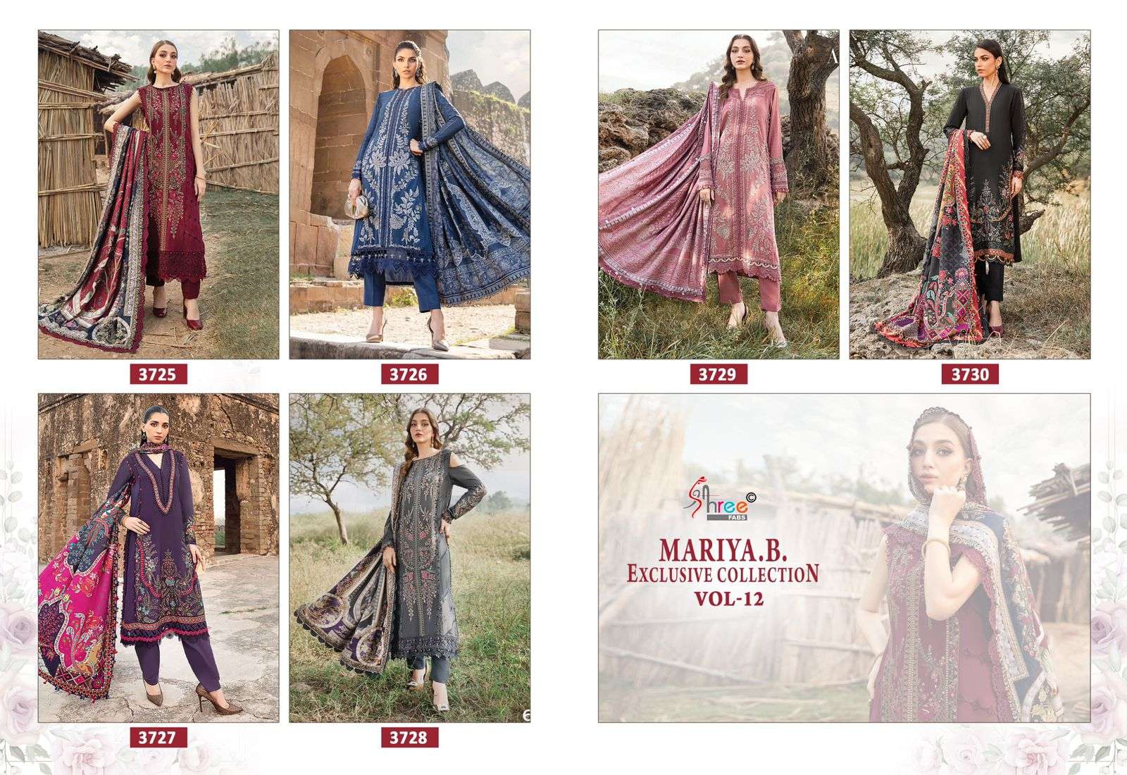SHREE FABS MARIA B EXCLUSIVE COLLECTION VOL 12 