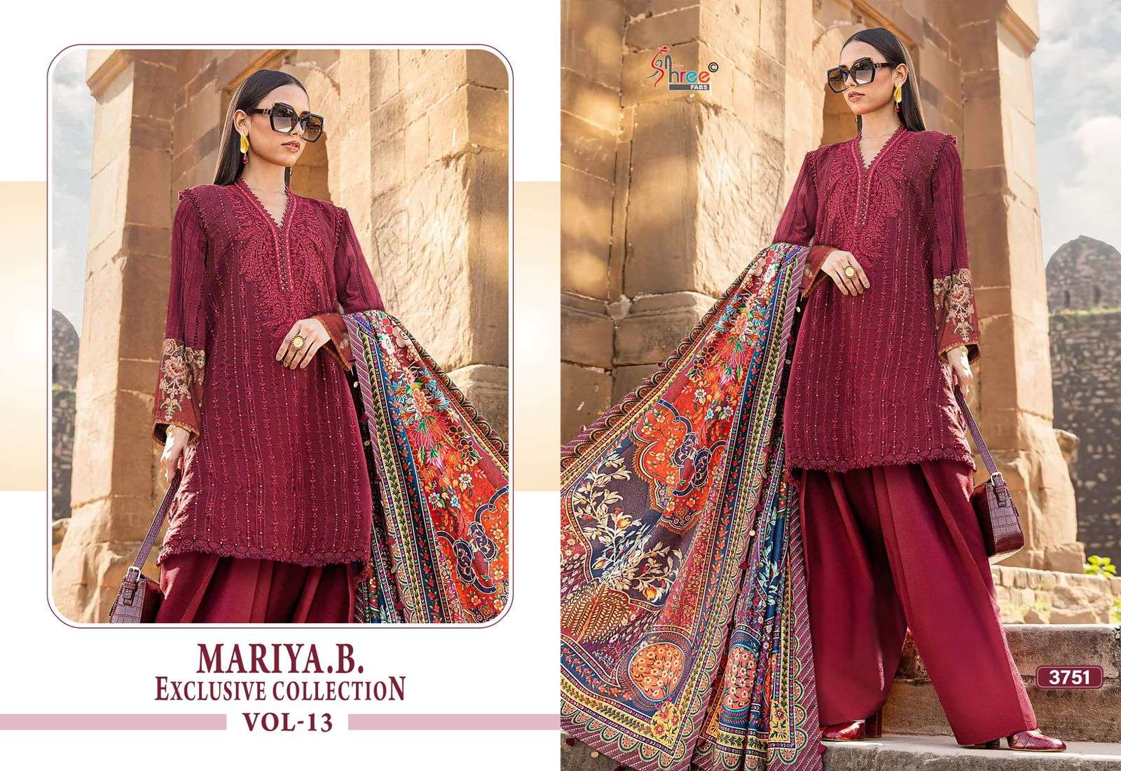 SHREE FABS MARIA B EXCLUSIVE COLLECTION VOL 13