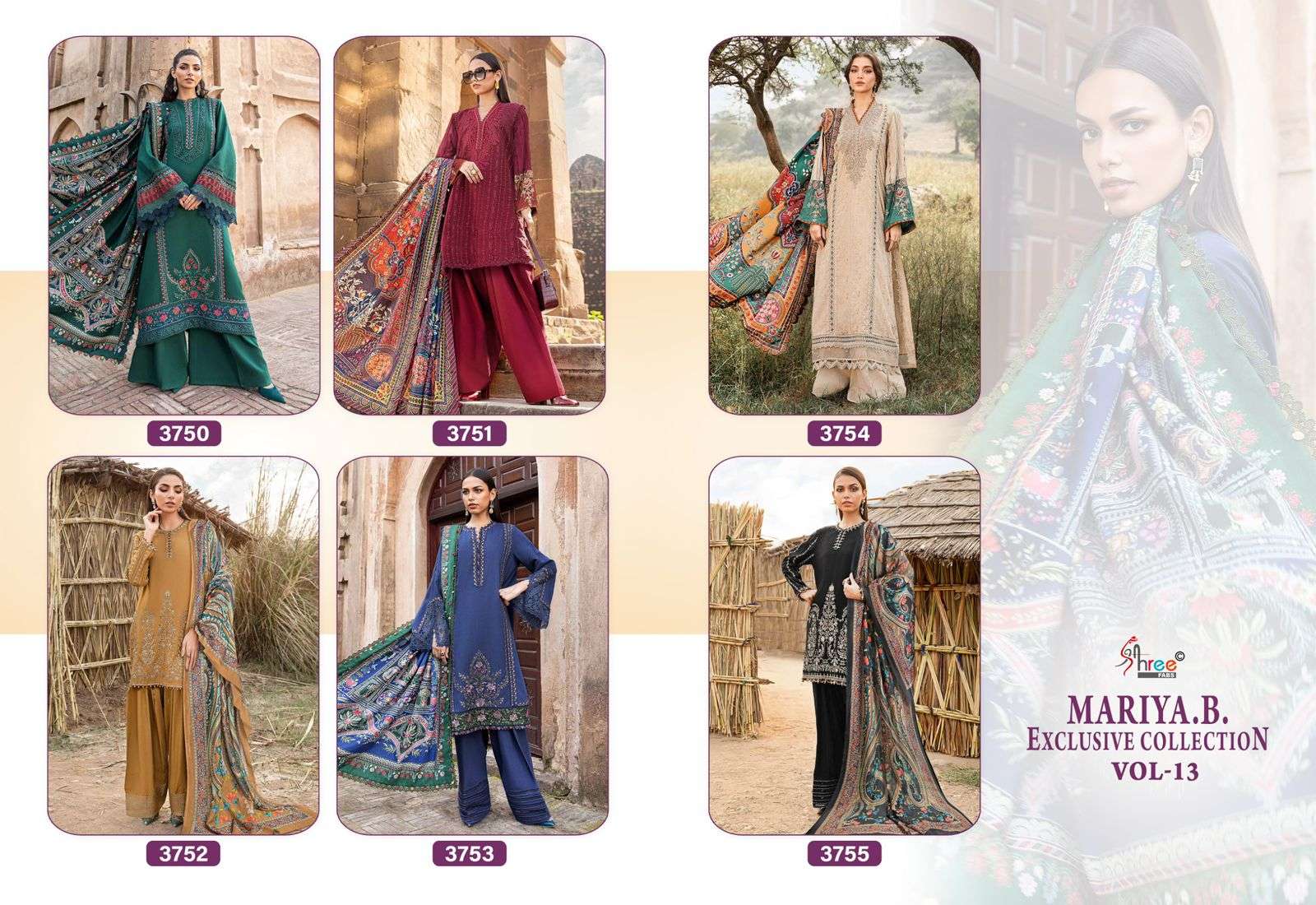SHREE FABS MARIA B EXCLUSIVE COLLECTION VOL 13