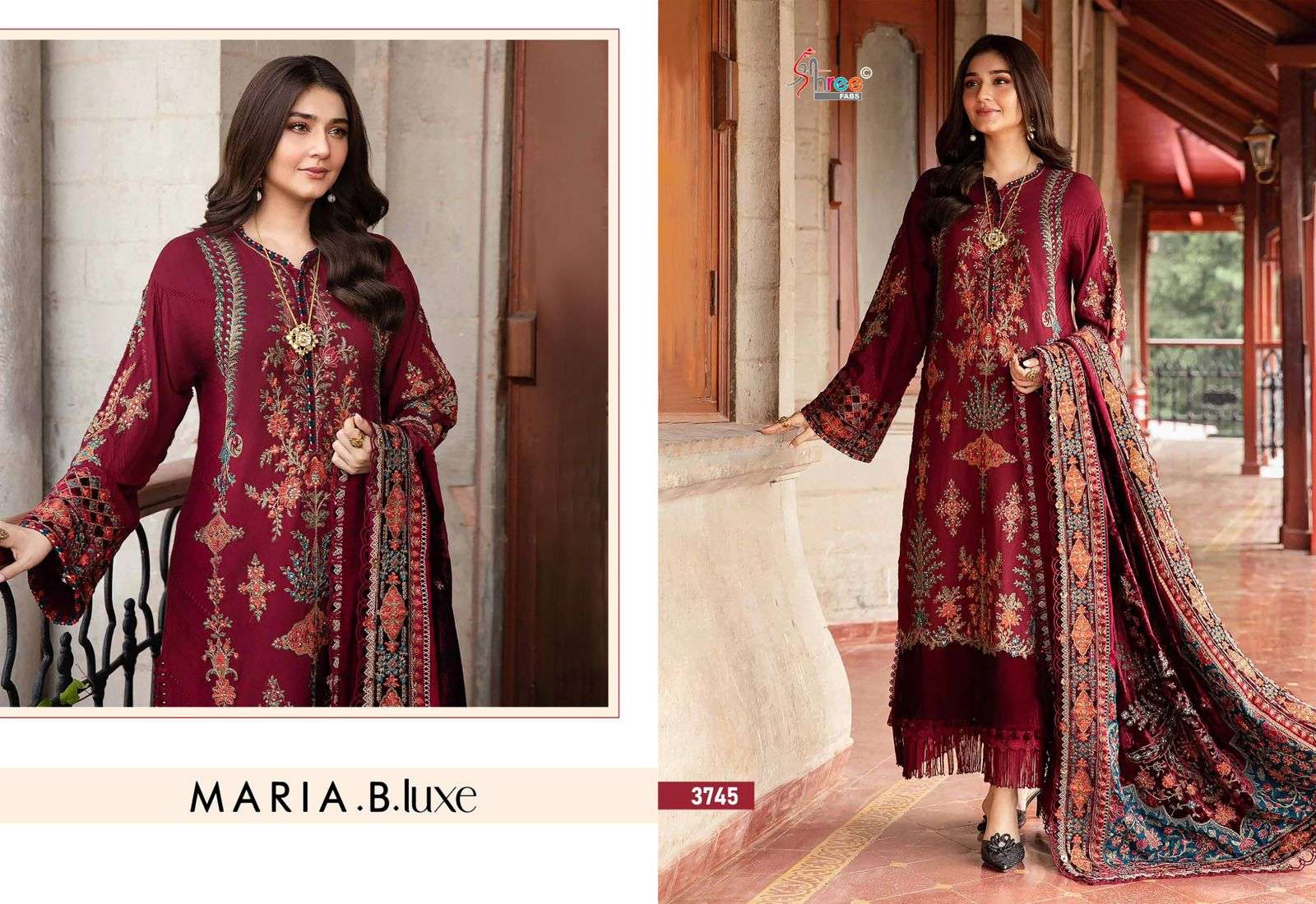 SHREE FABS  MARIA B LUXE 