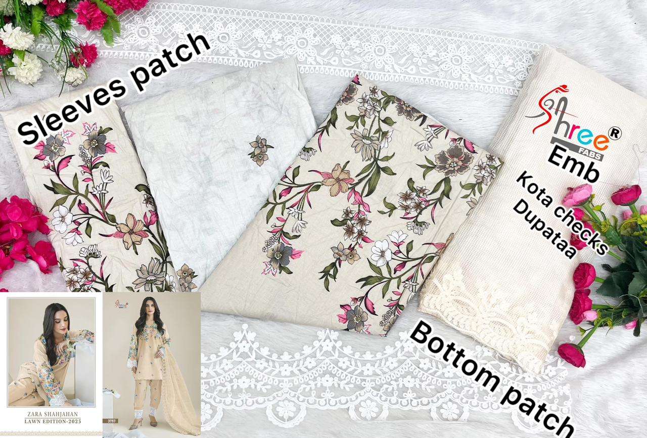 SHREE FABS ZARA SHAHJAHAN LAWN EDITION 25 