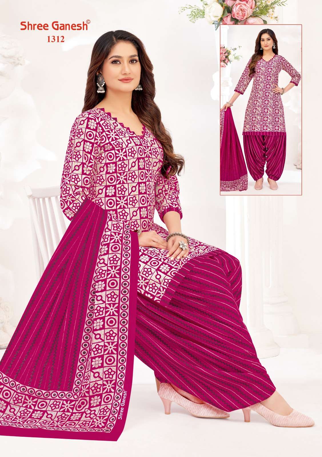 SHREE GANESH PARIDHAN BATIK PATIYALA SPECIAL VOL 3 