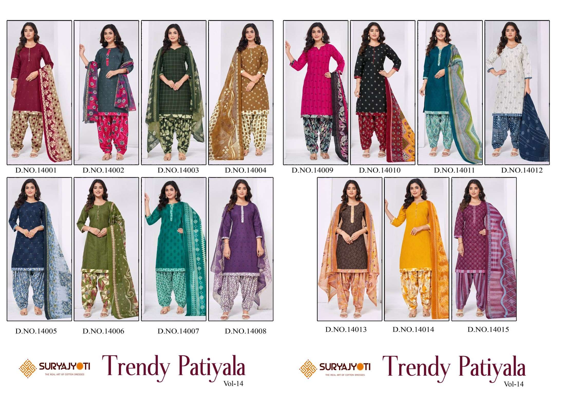 SURYAJYOTI TRENDY PATIYALA VOL 14