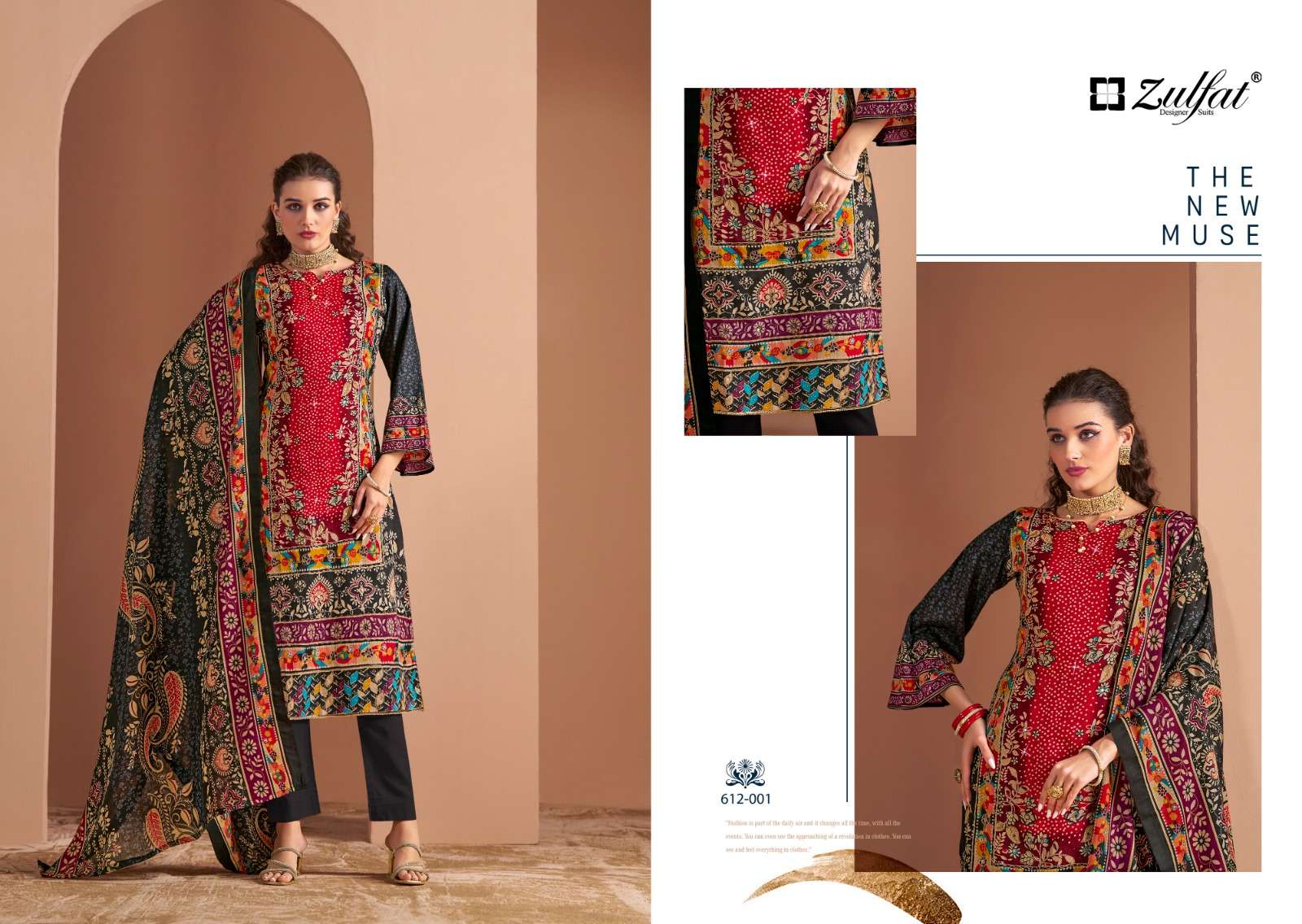 ZULFAT DESIGNER SUITS RAABTA VOL 3 