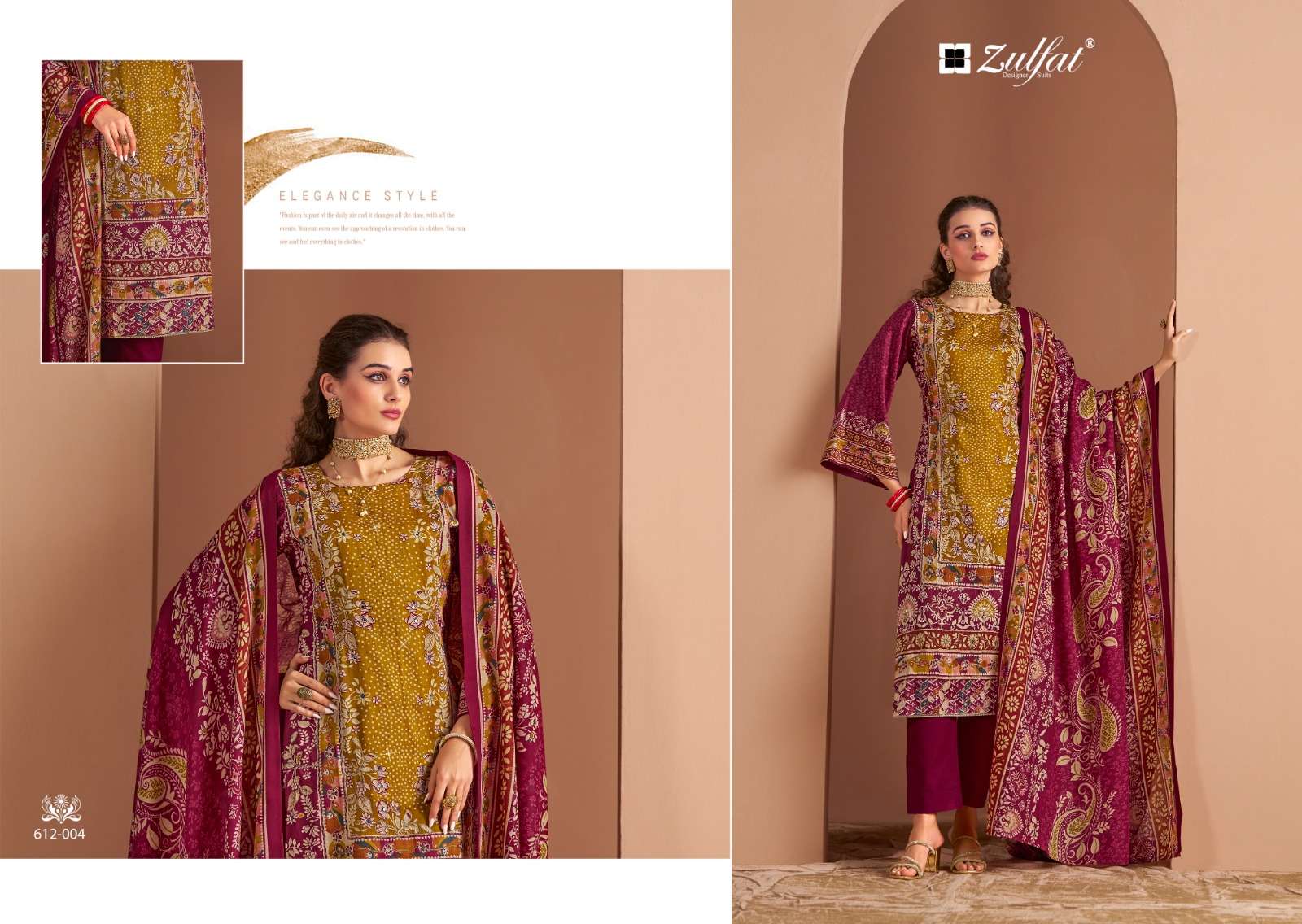 ZULFAT DESIGNER SUITS RAABTA VOL 3 