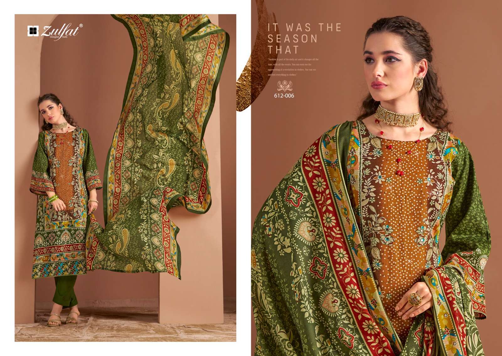 ZULFAT DESIGNER SUITS RAABTA VOL 3 
