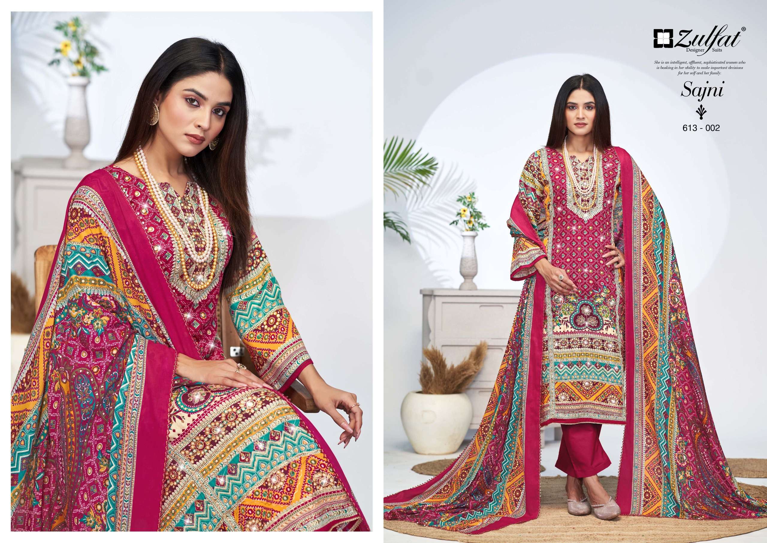 ZULFAT DESIGNER SUITS SAJNI VOL 4
