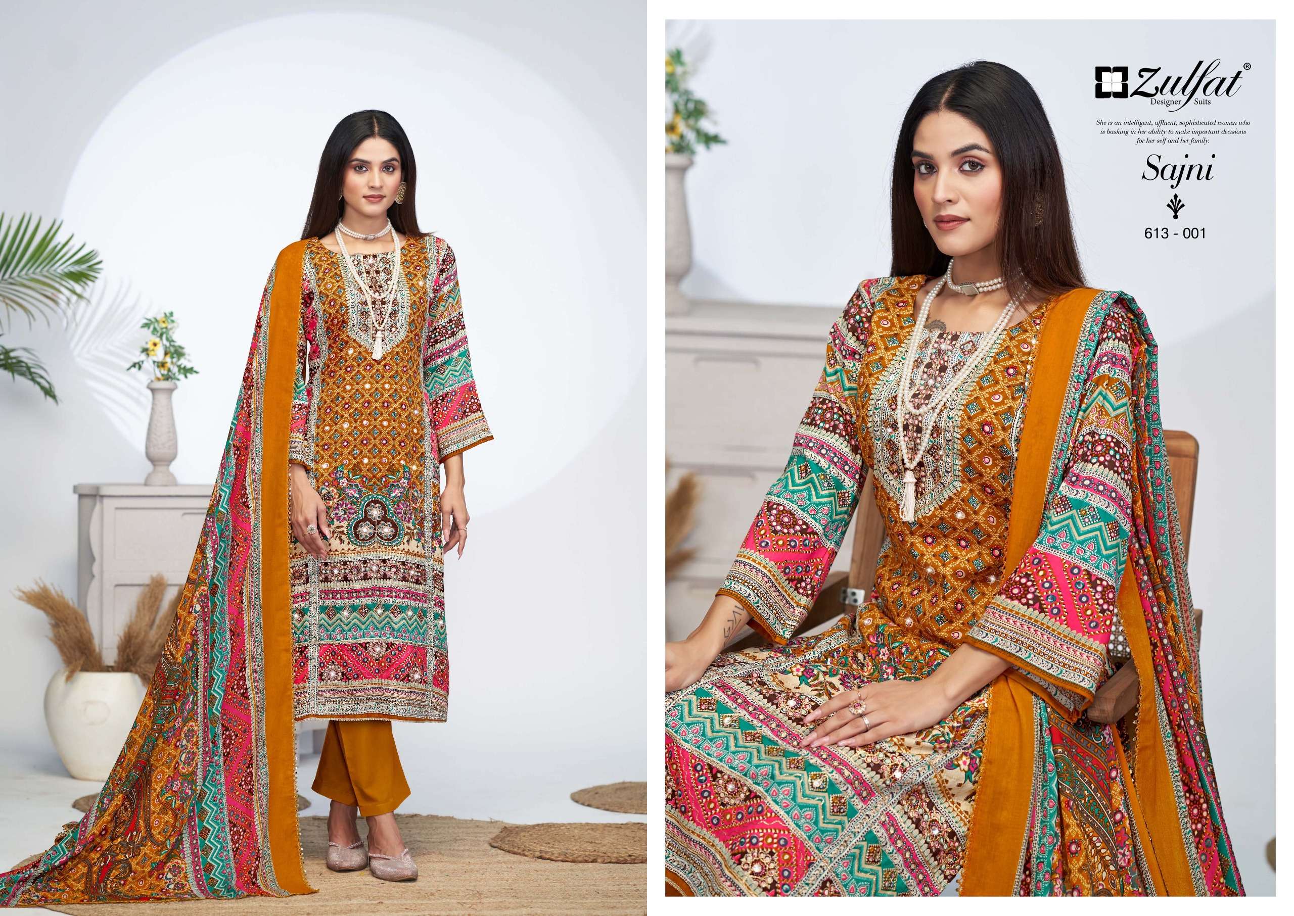 ZULFAT DESIGNER SUITS SAJNI VOL 4