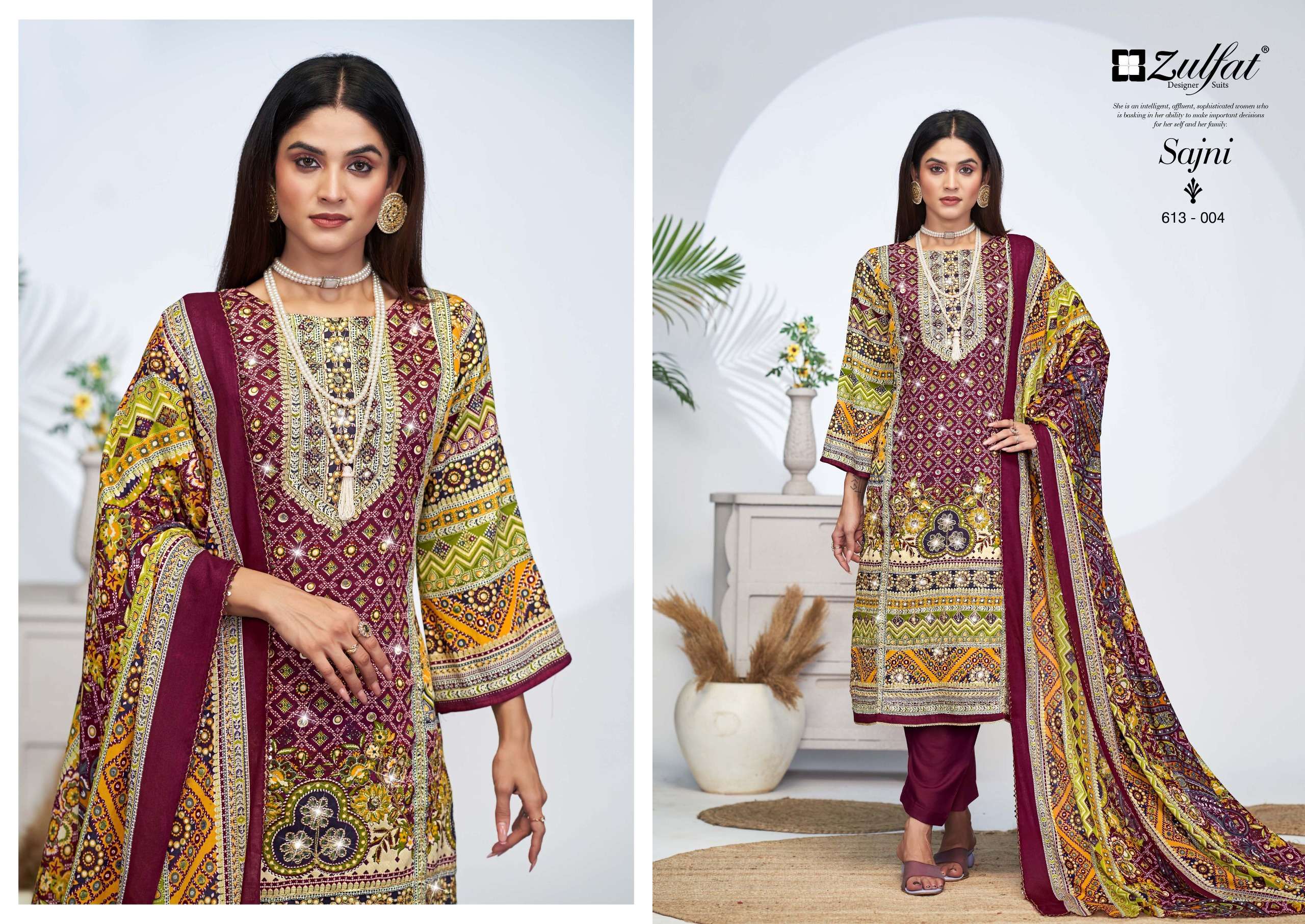 ZULFAT DESIGNER SUITS SAJNI VOL 4