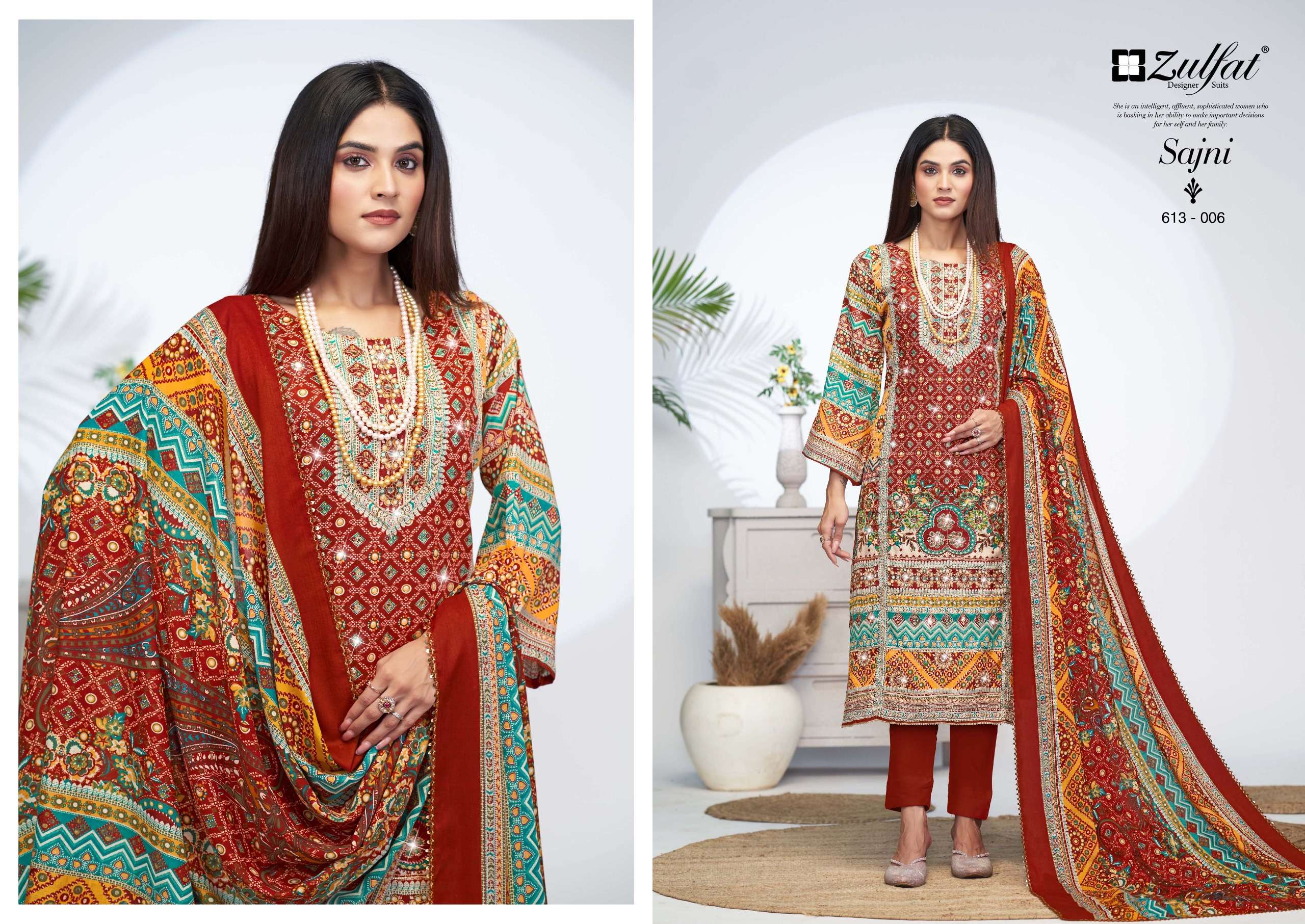ZULFAT DESIGNER SUITS SAJNI VOL 4