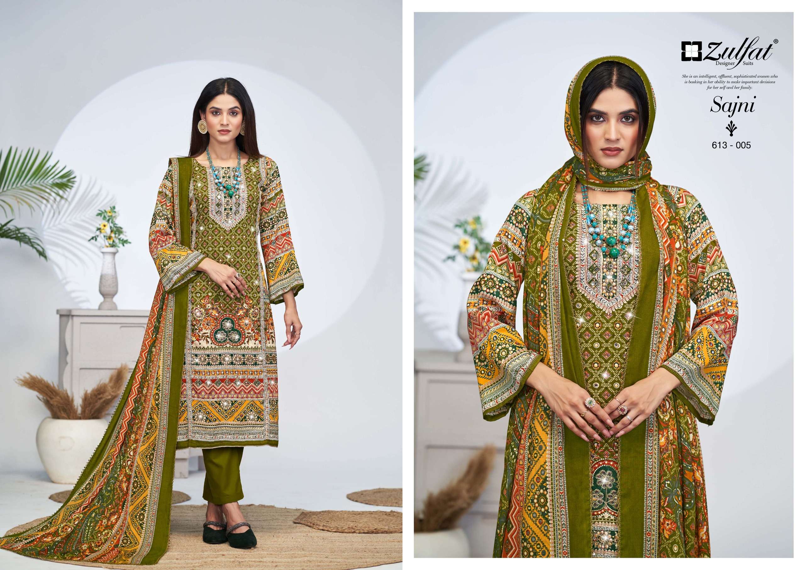 ZULFAT DESIGNER SUITS SAJNI VOL 4