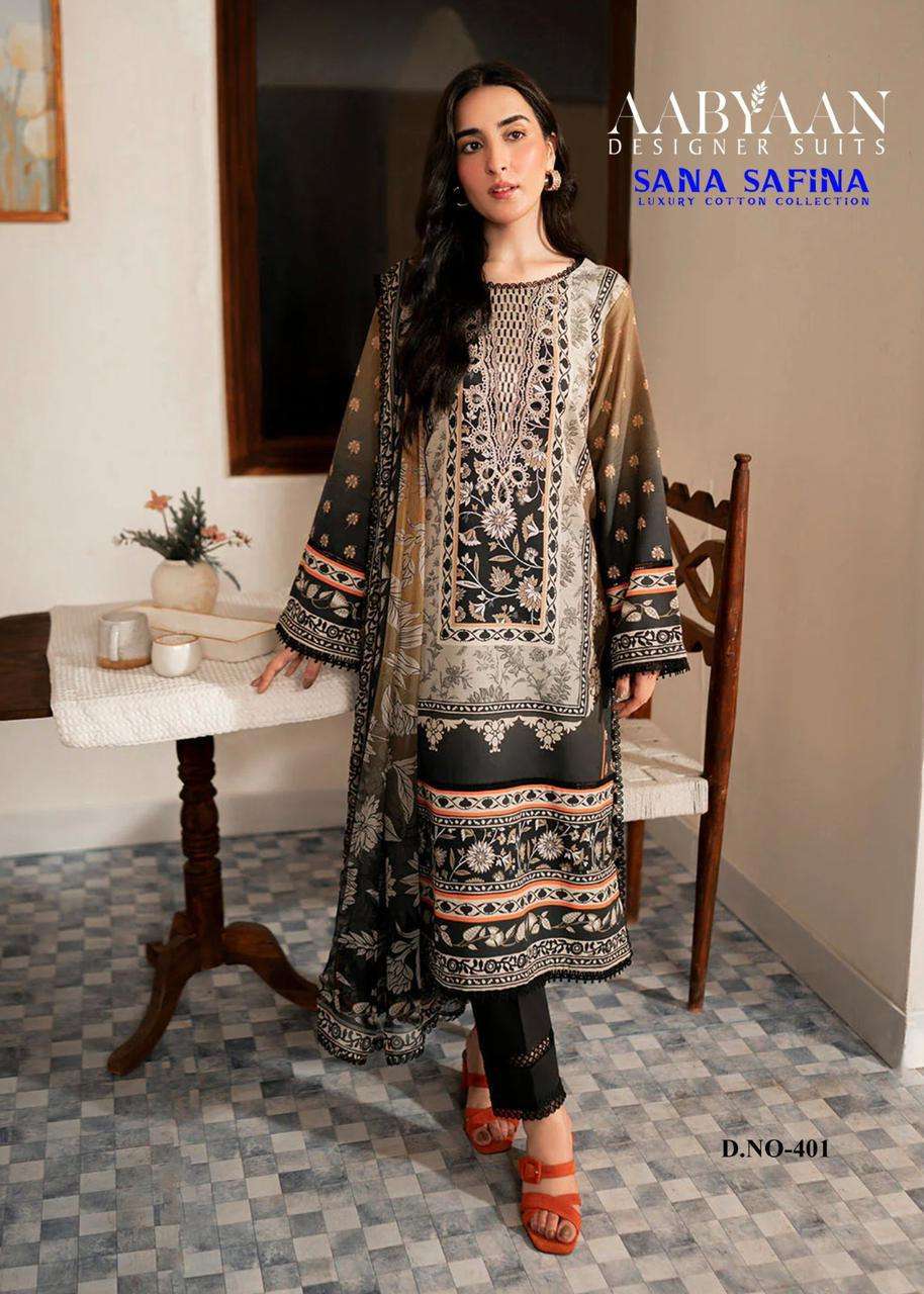 AABYAAN DESIGNER SUIT SANA SAFINA VOL 4 