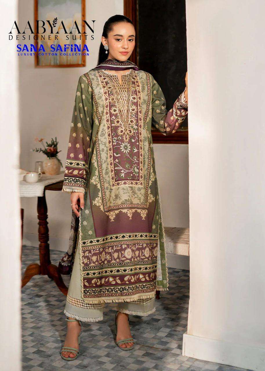 AABYAAN DESIGNER SUIT SANA SAFINA VOL 4 
