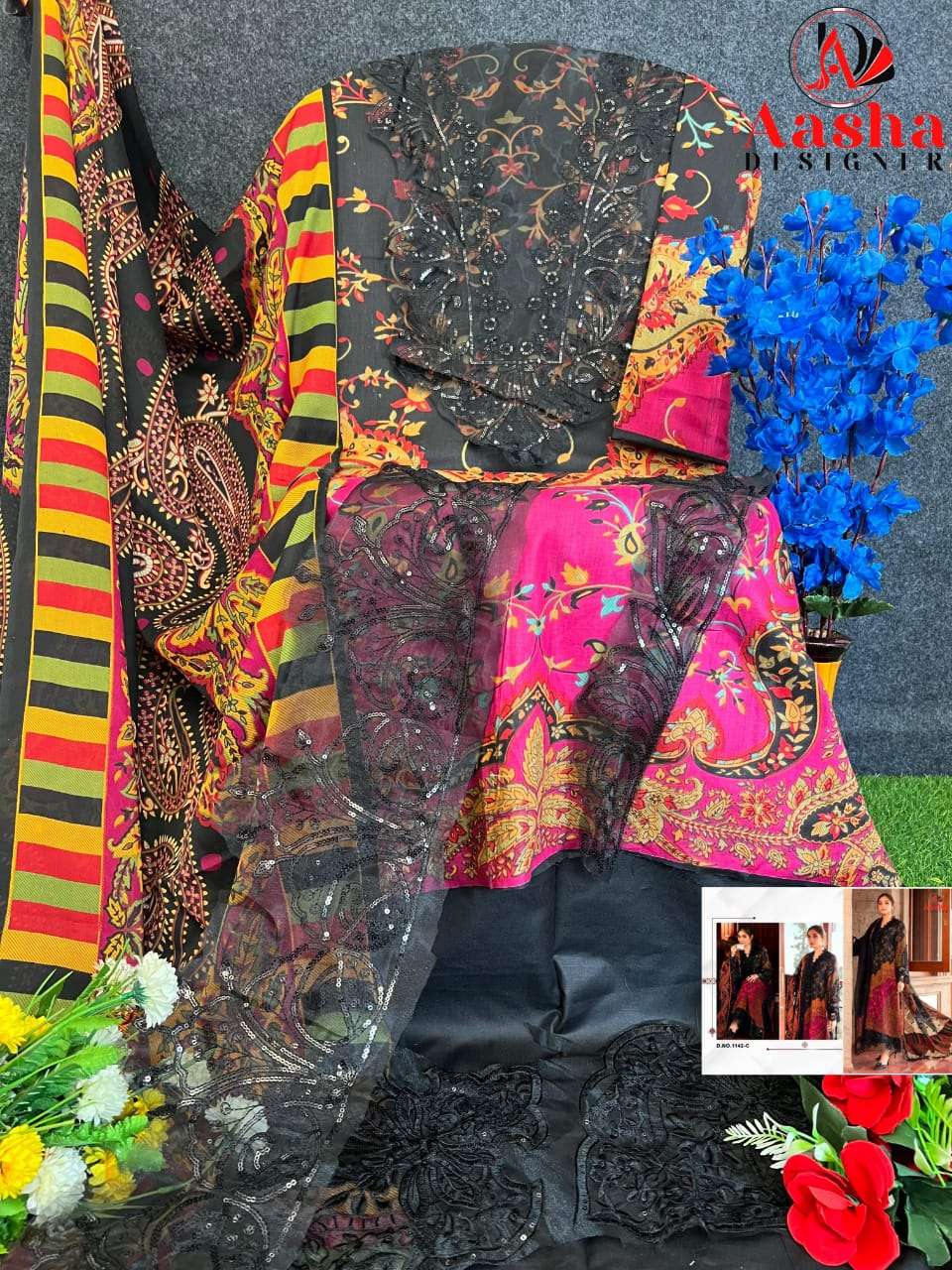 AASHA DESIGNER D NO 1142