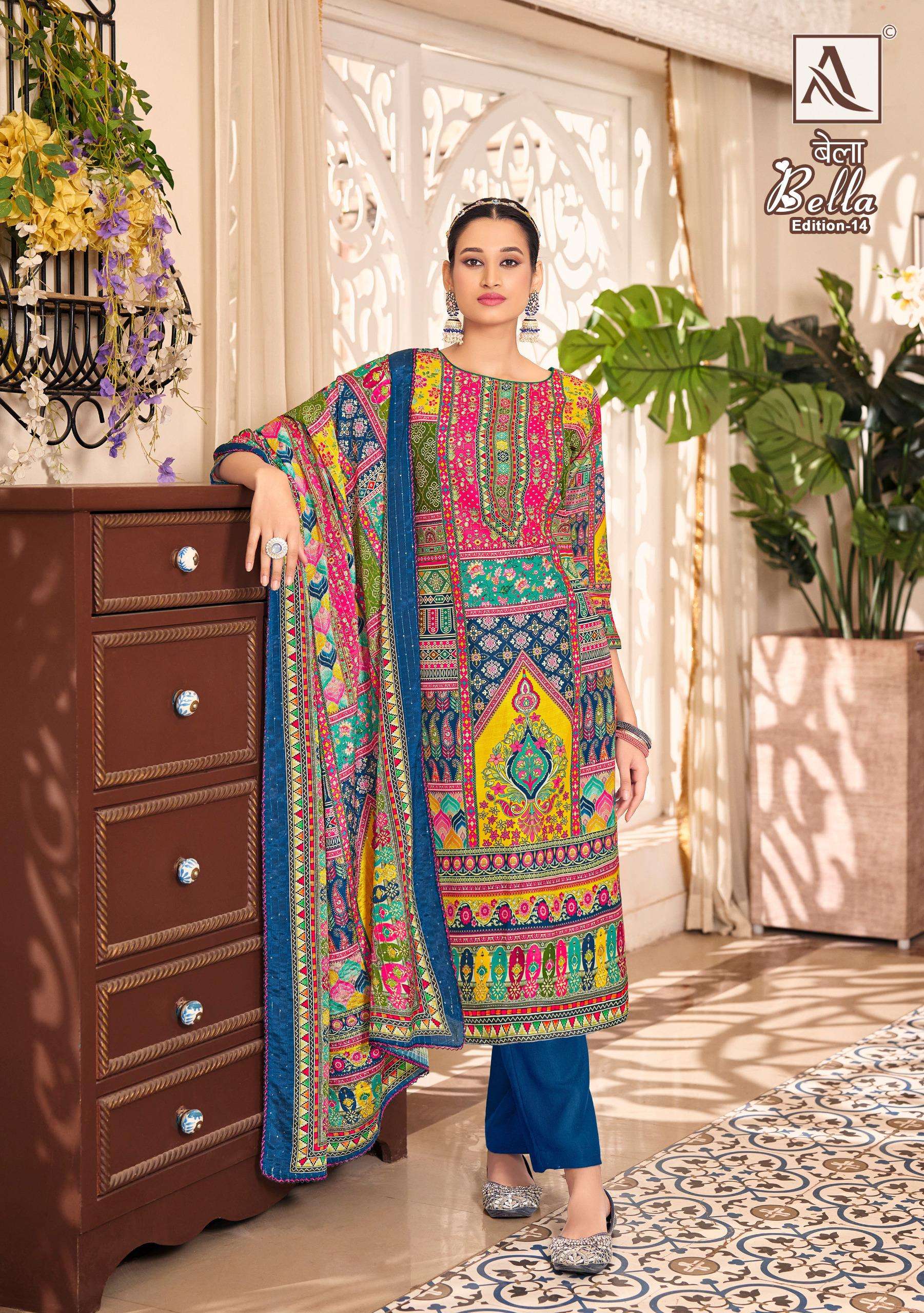 ALOK SUITS BELLA VOL 14 