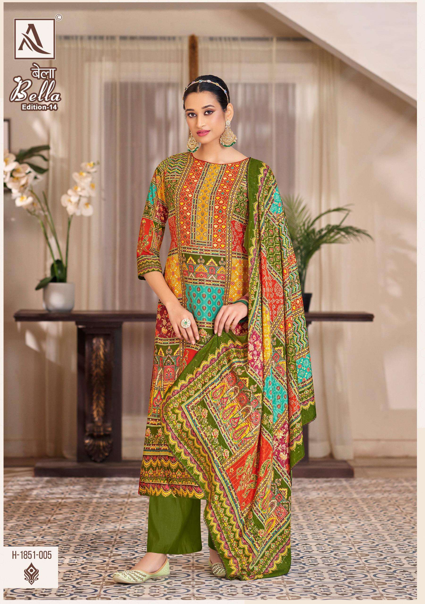 ALOK SUITS BELLA VOL 14 