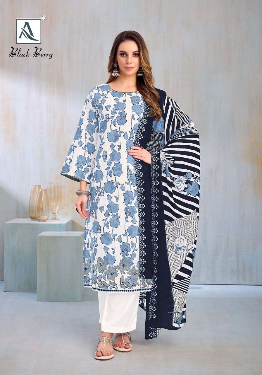 ALOK SUITS BLACK BERRY