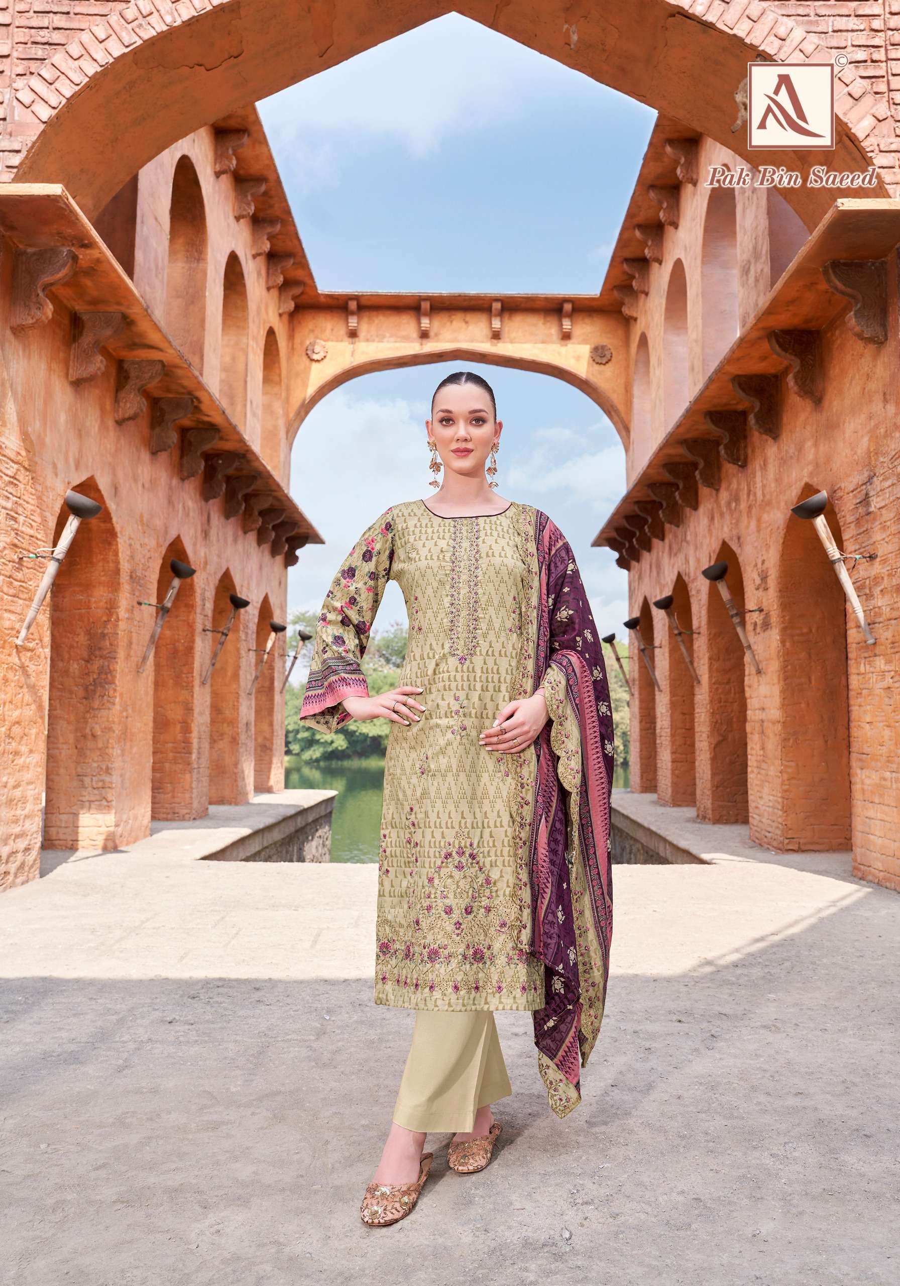 ALOK SUITS PAK BIN SAEED 