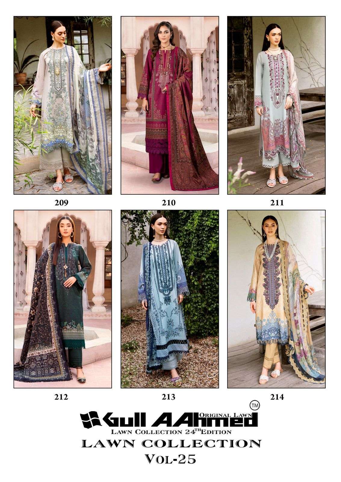 GULL AAHMED LAWN COLLECTION VOL 25