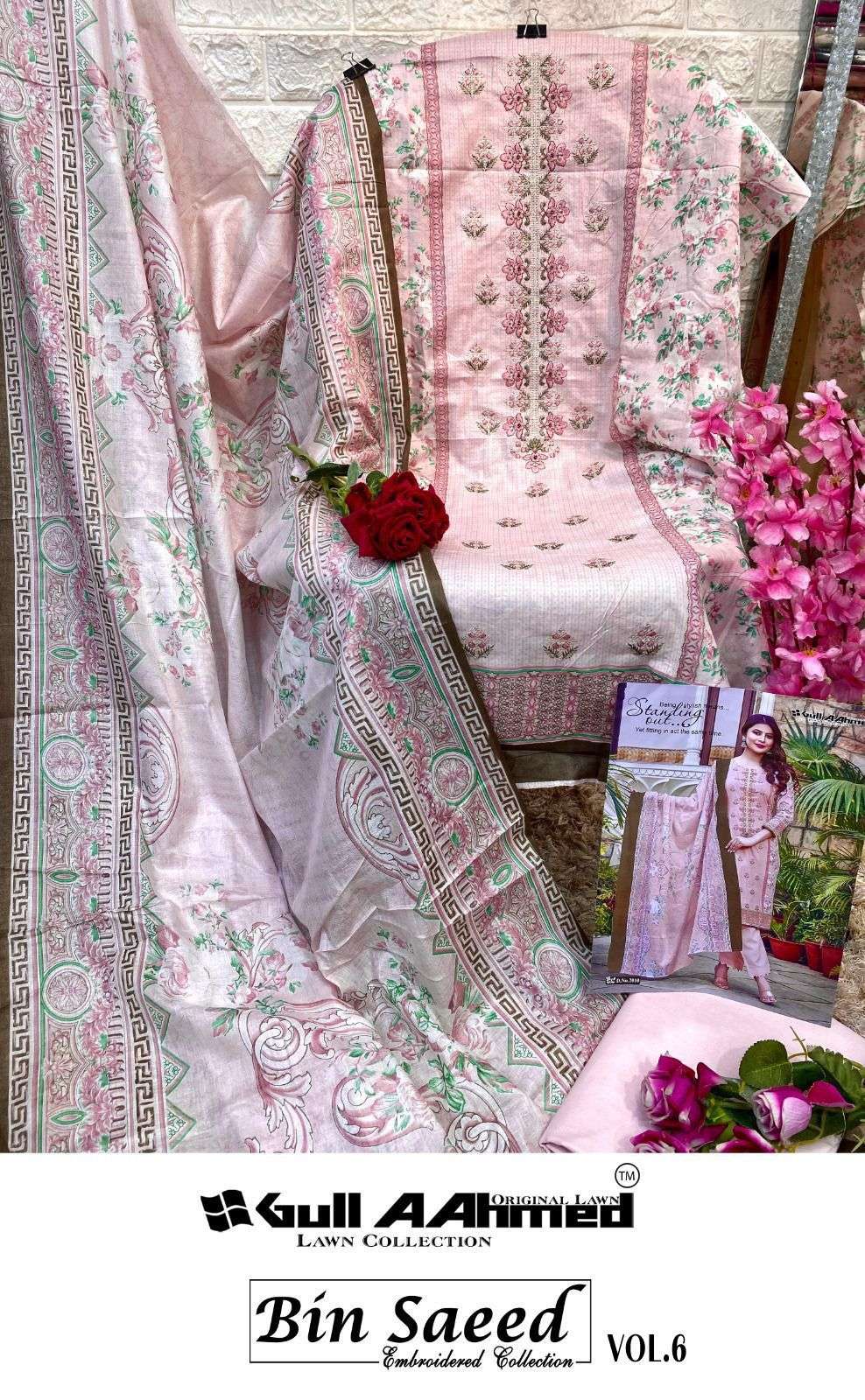 GULL AHMED BIN SAEED EMBROIDERED COLLECTION VOL 6