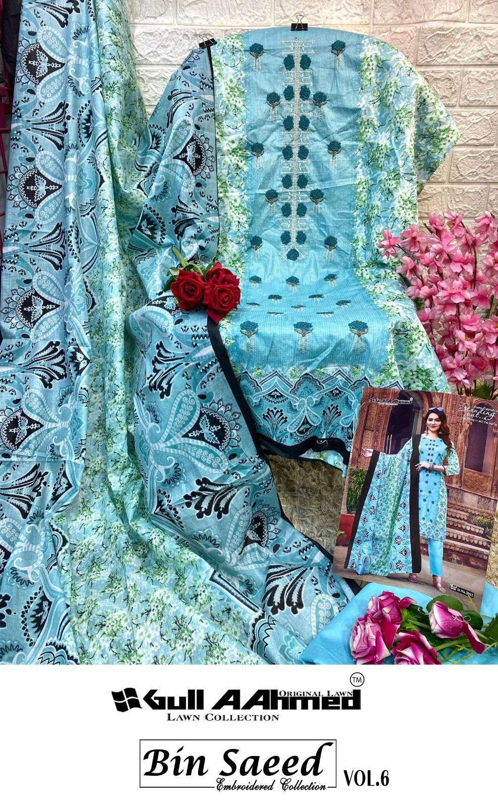 GULL AHMED BIN SAEED EMBROIDERED COLLECTION VOL 6