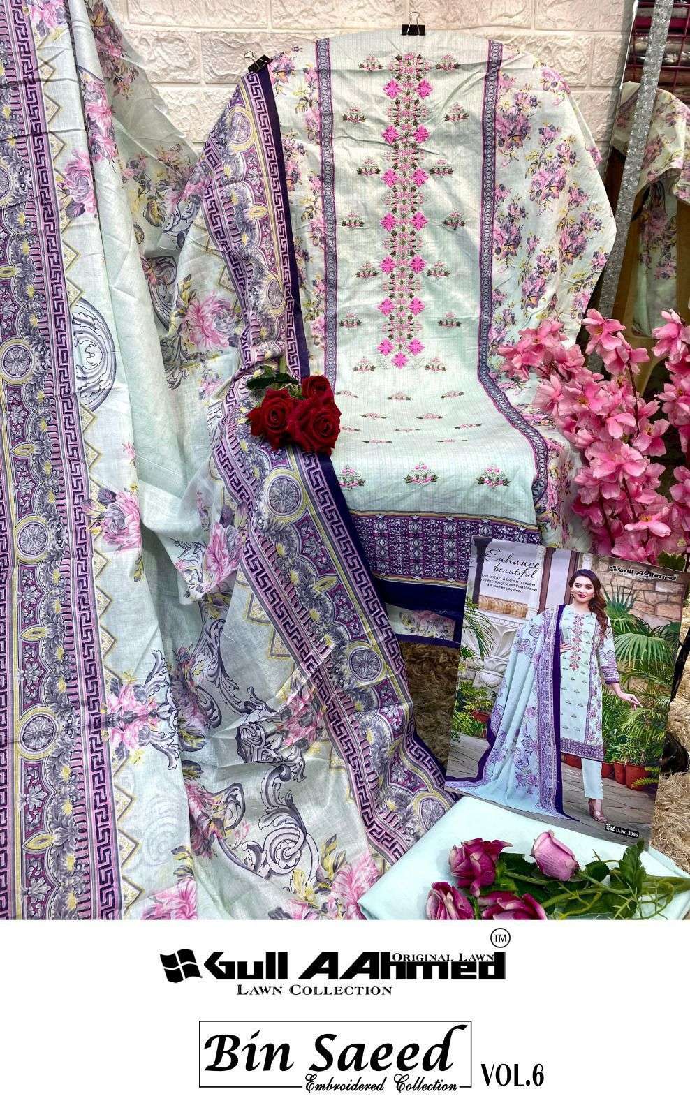 GULL AHMED BIN SAEED EMBROIDERED COLLECTION VOL 6