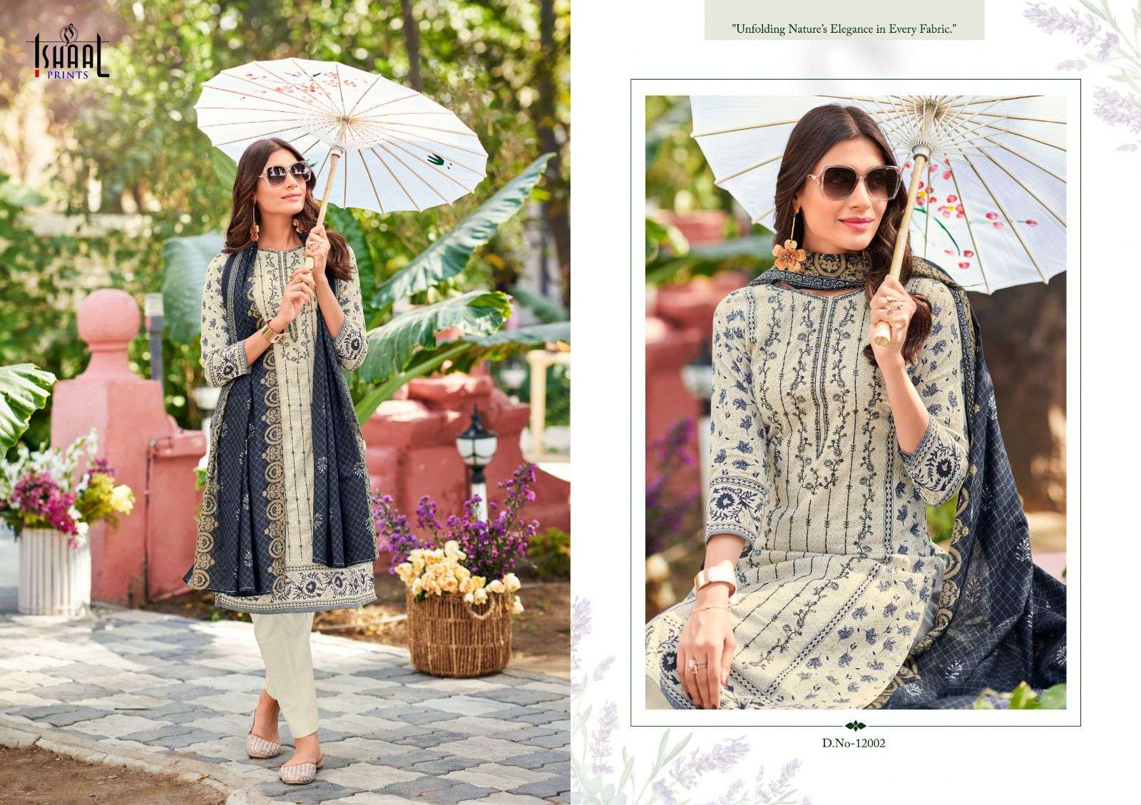 ISHAAL PRINTS EMBROIDERED VOL 12