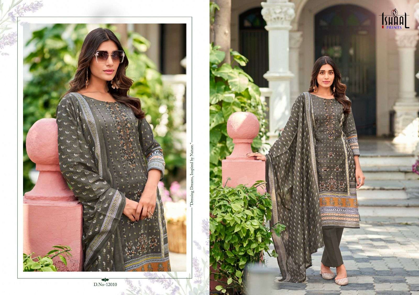 ISHAAL PRINTS EMBROIDERED VOL 12