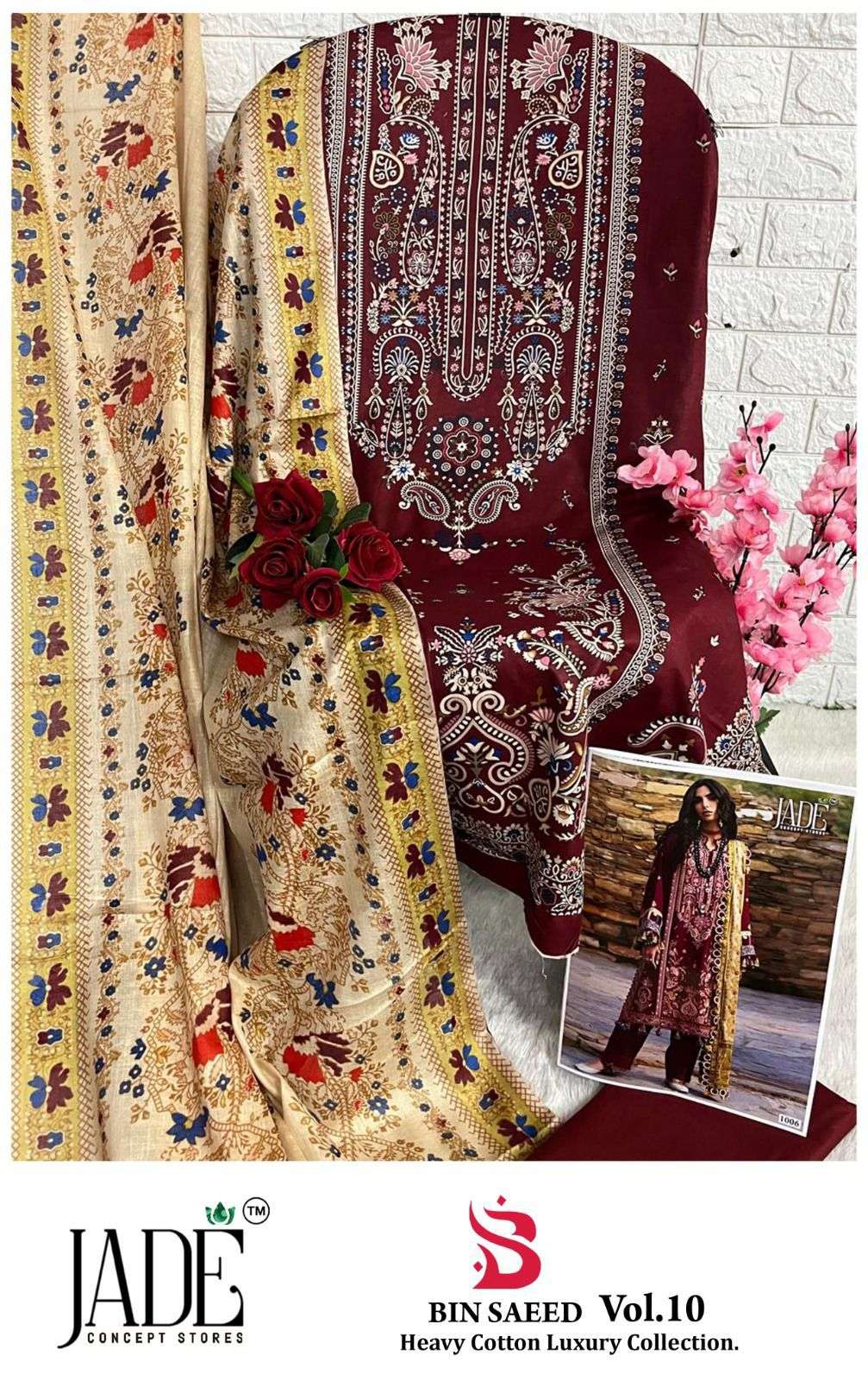 JADE BIN SAEED HEAVY COTTON LUXURY COLLECTION VOL 10