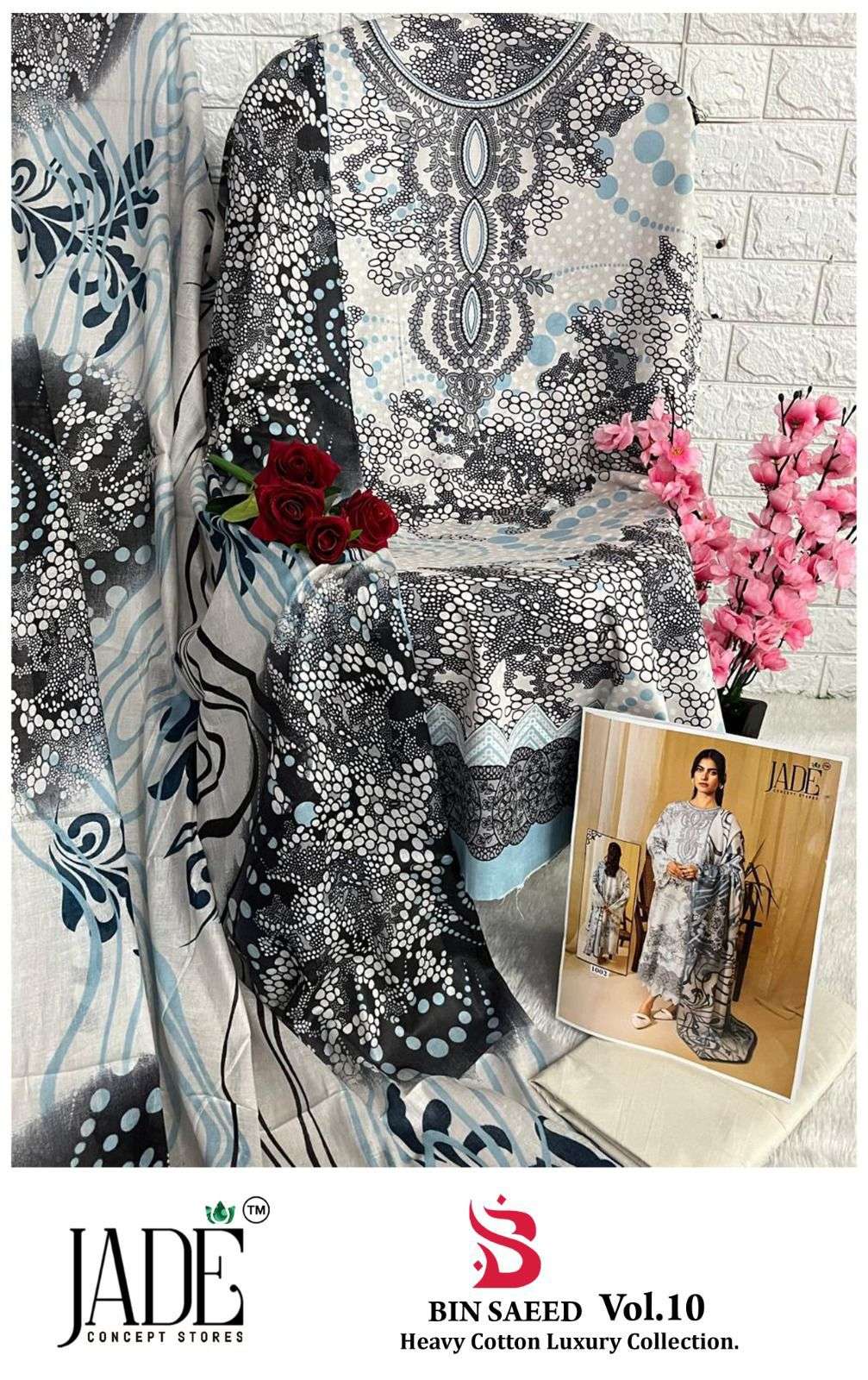 JADE BIN SAEED HEAVY COTTON LUXURY COLLECTION VOL 10