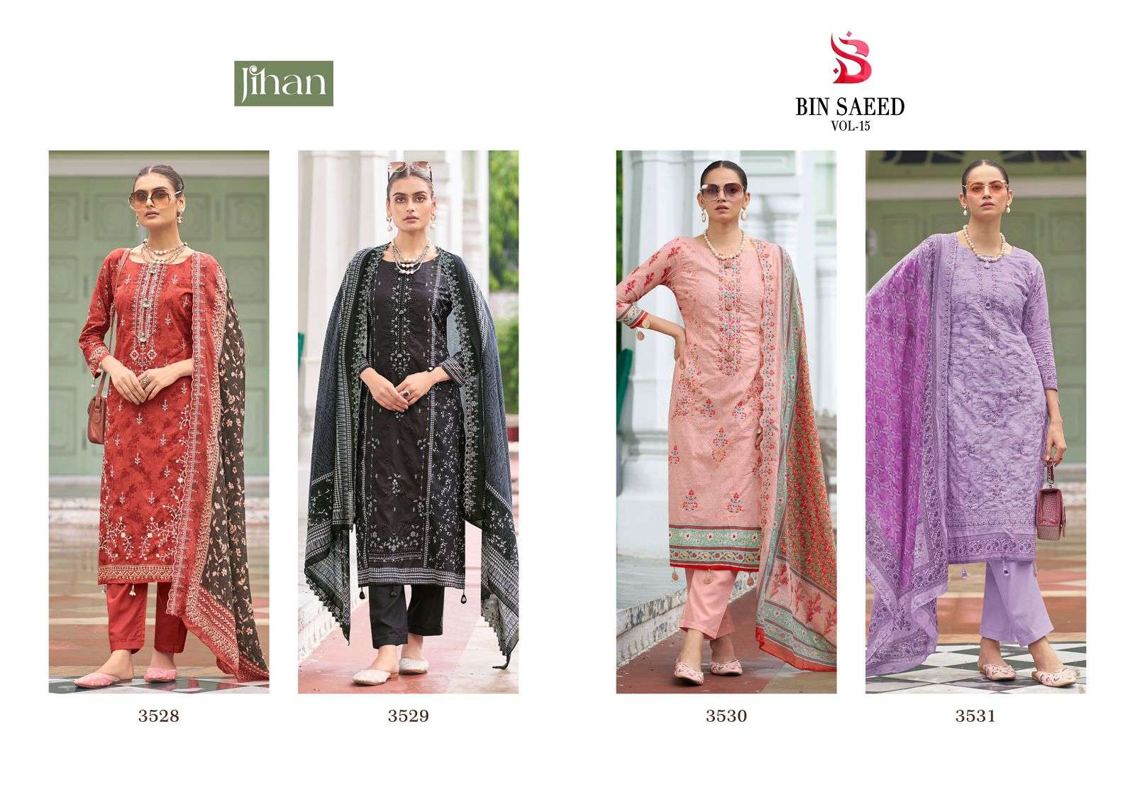 JIHAN BIN SAEED LAWN COLLECTION VOL 15 