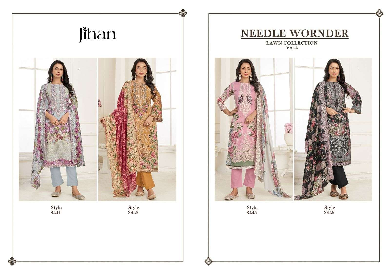 JIHAN NEEDLE WONDER LAWN COLLECTION VOL 4