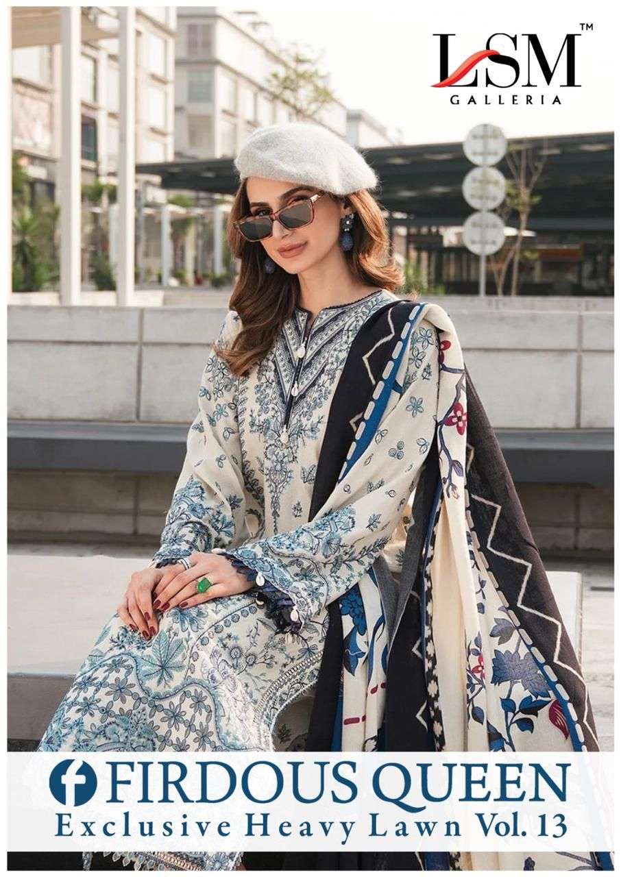 LSM GALLERIA FIRDOUS QUEEN LAWN VOL 13 READY MADE COLLECTION 