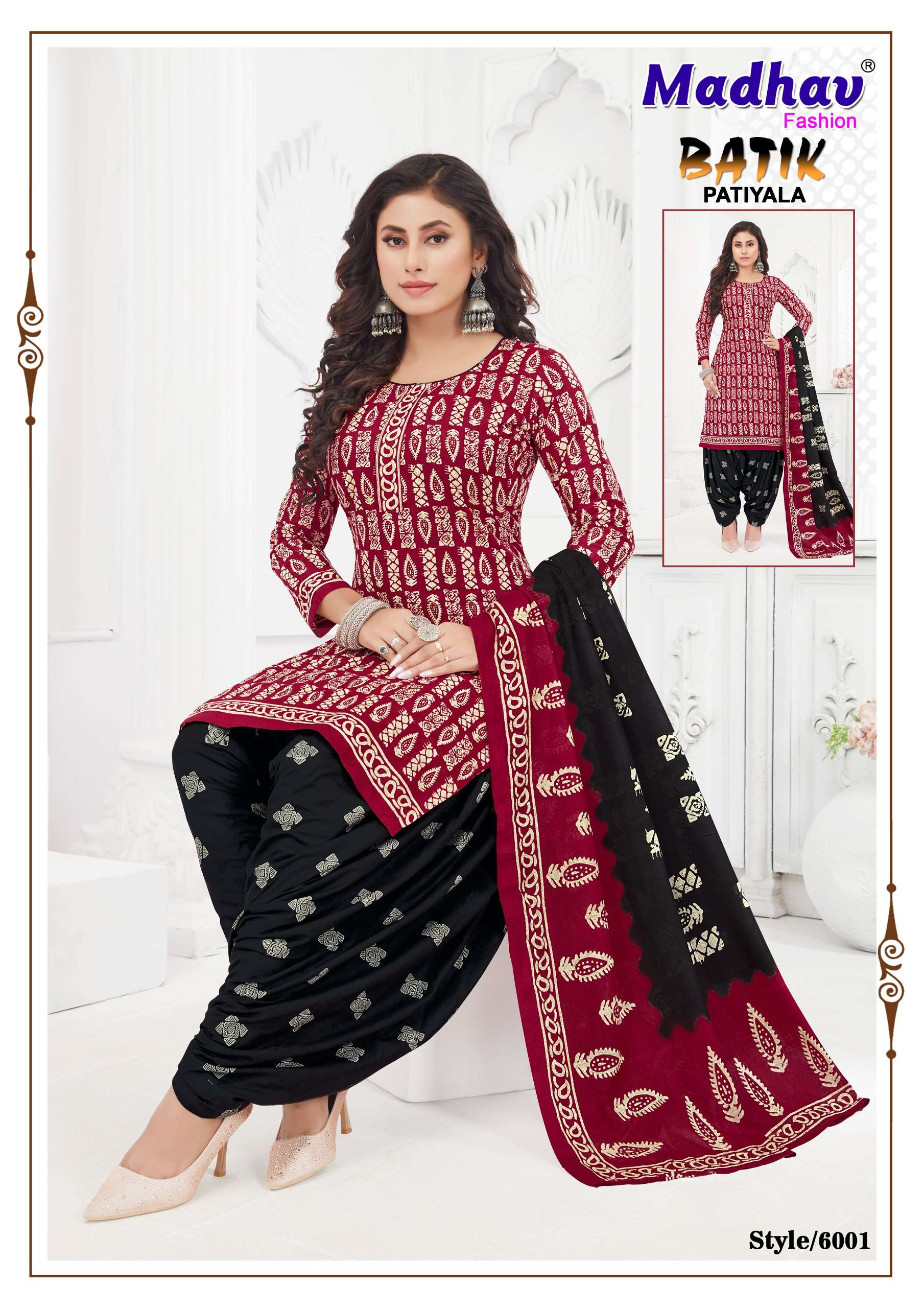 MADHAV FASHION BATIK PATIYALA VOL 6 