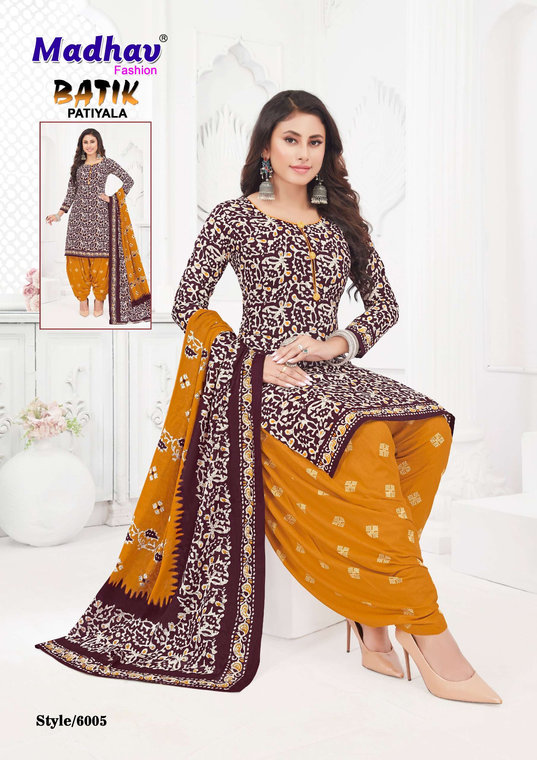MADHAV FASHION BATIK PATIYALA VOL 6 