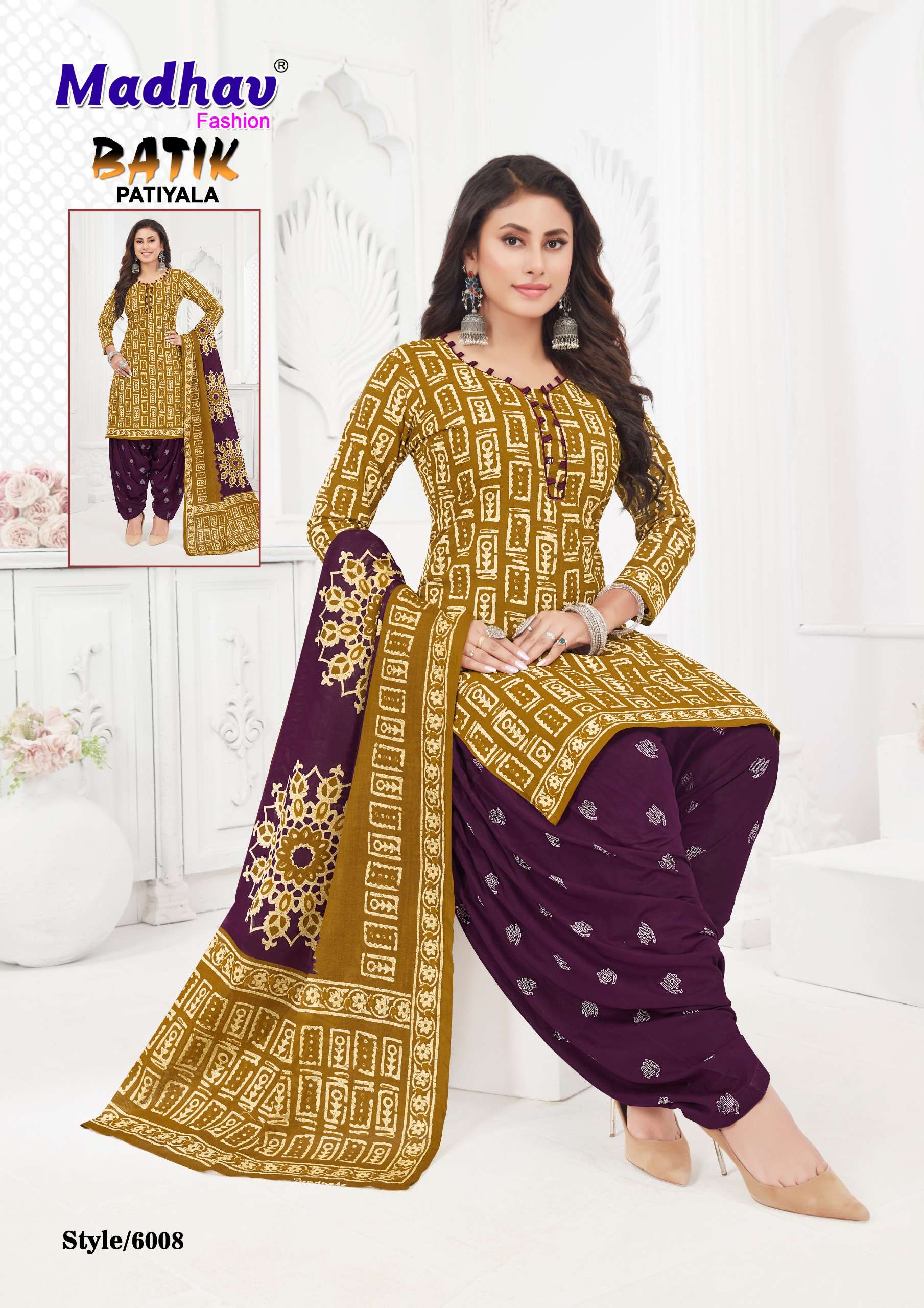 MADHAV FASHION BATIK PATIYALA VOL 6 