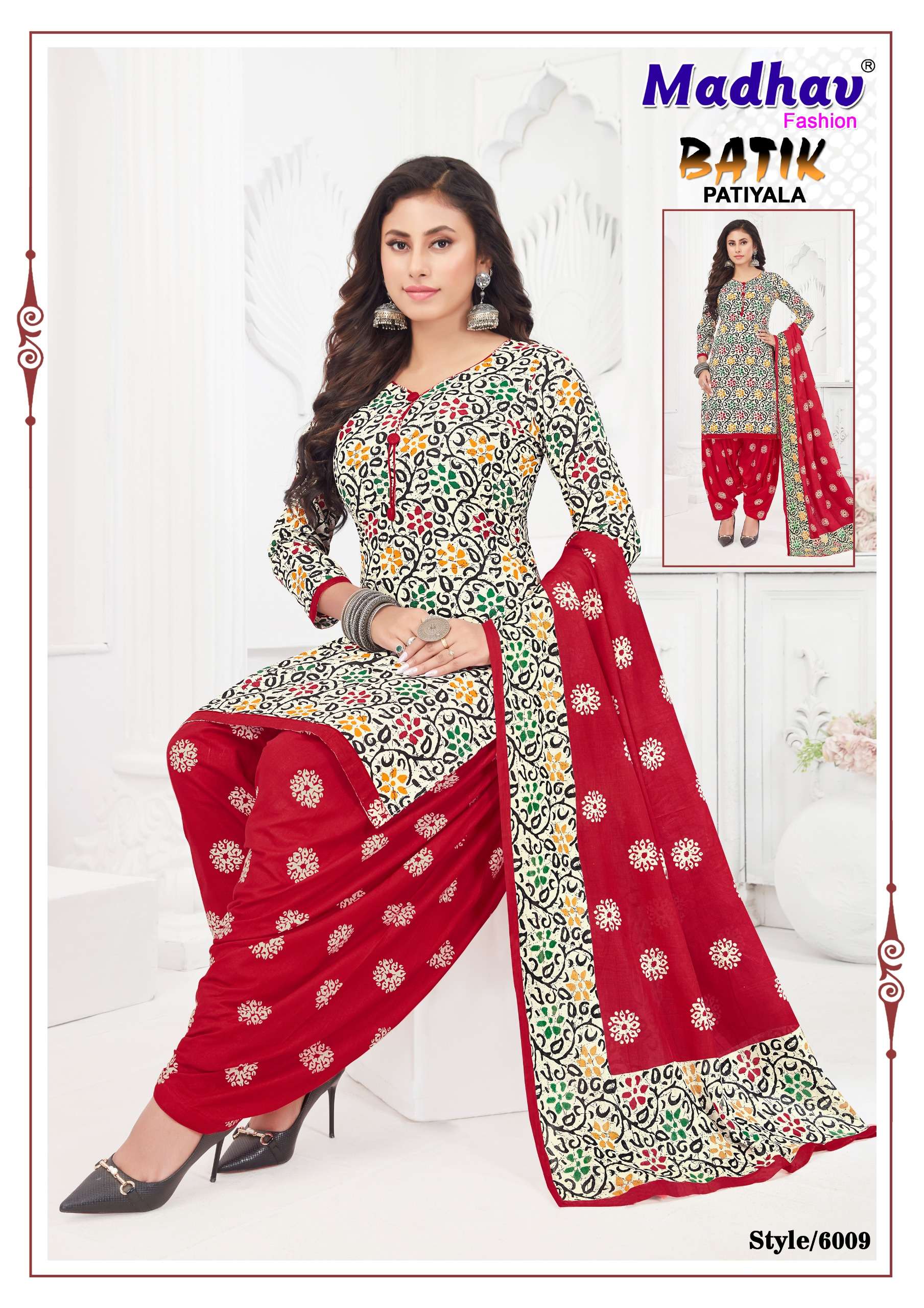 MADHAV FASHION BATIK PATIYALA VOL 6 