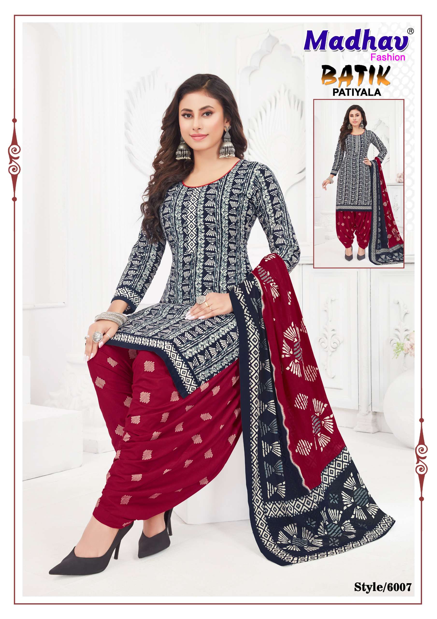 MADHAV FASHION BATIK PATIYALA VOL 6 
