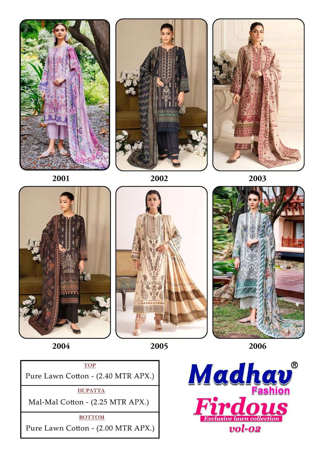 MADHAV FASHION FIRDOUS VOL 2