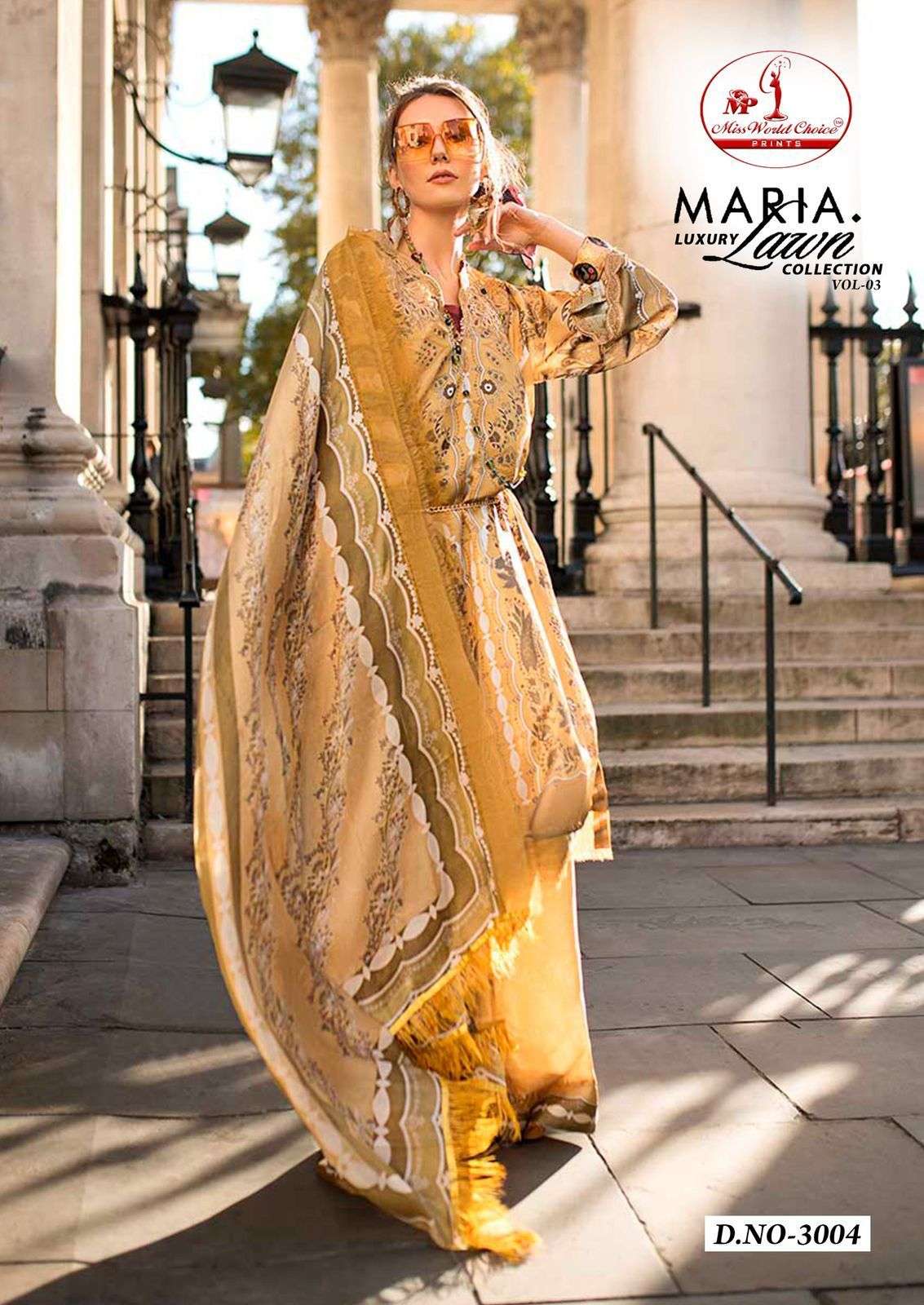 MISSWORLD CHOICE MARIA LUXURY LAWN COLLECTION VOL 3 
