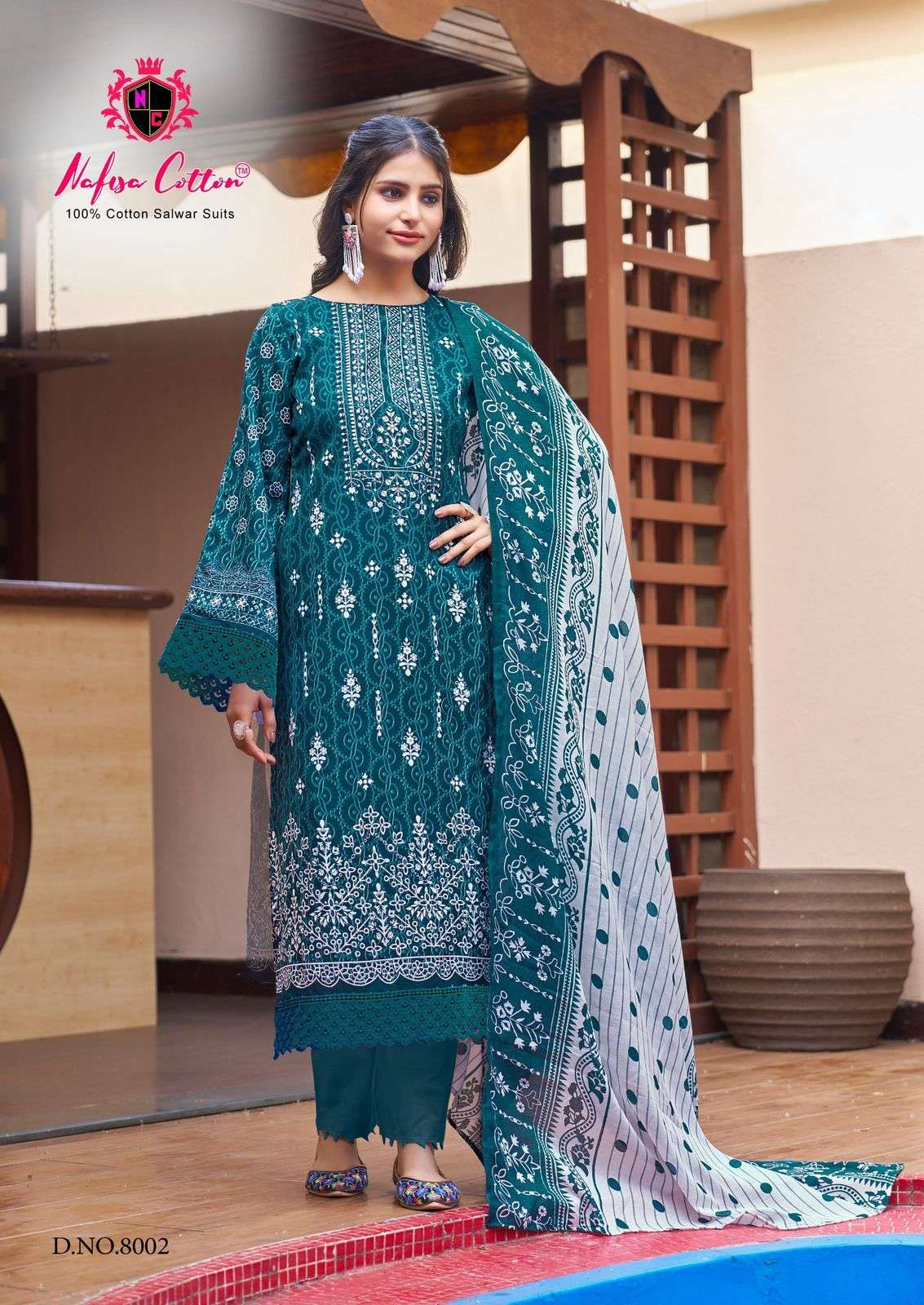NAFISA COTTON ANDAAZ KARACHI SUITS VOL 8
