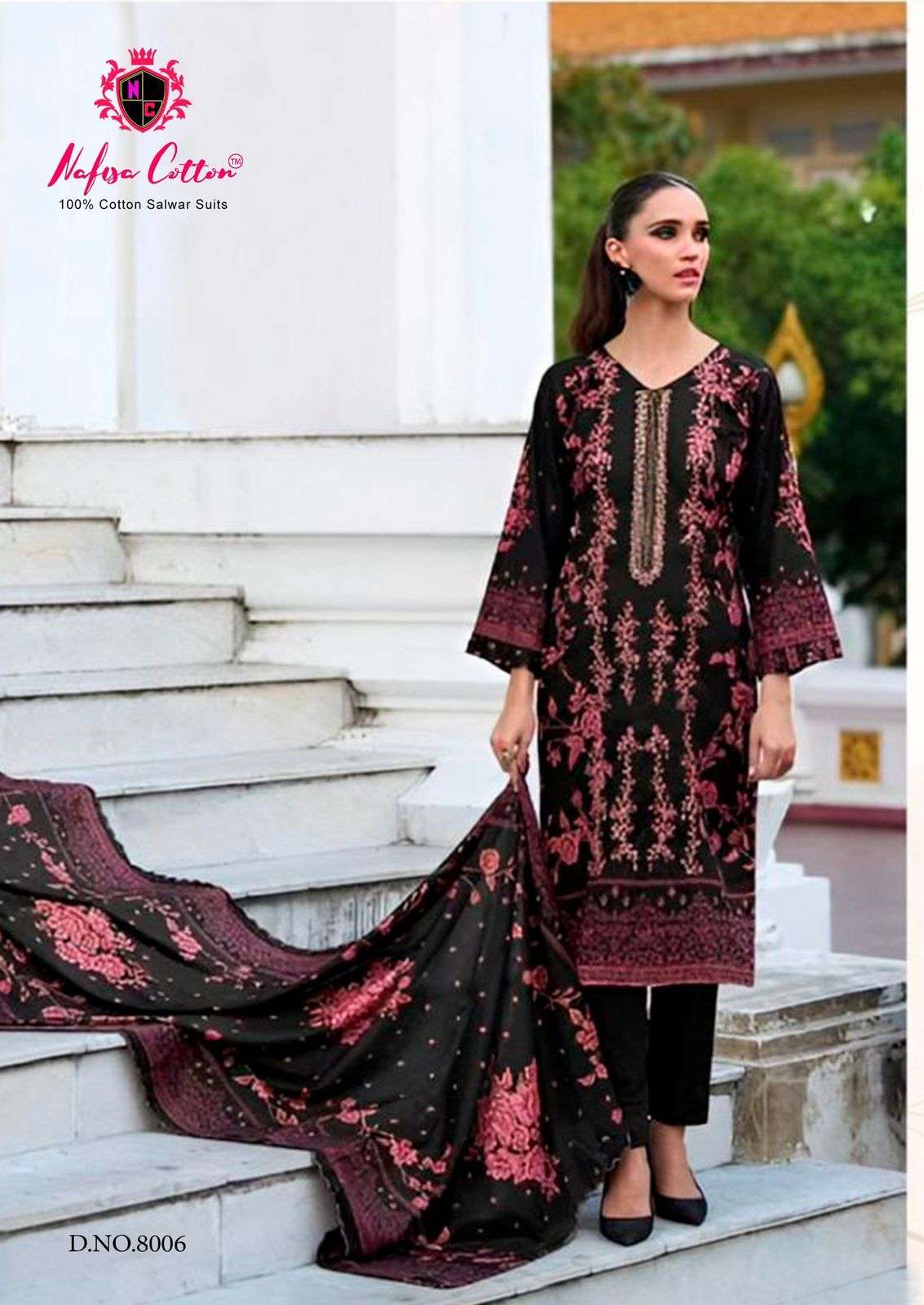 NAFISA COTTON ANDAAZ KARACHI SUITS VOL 8