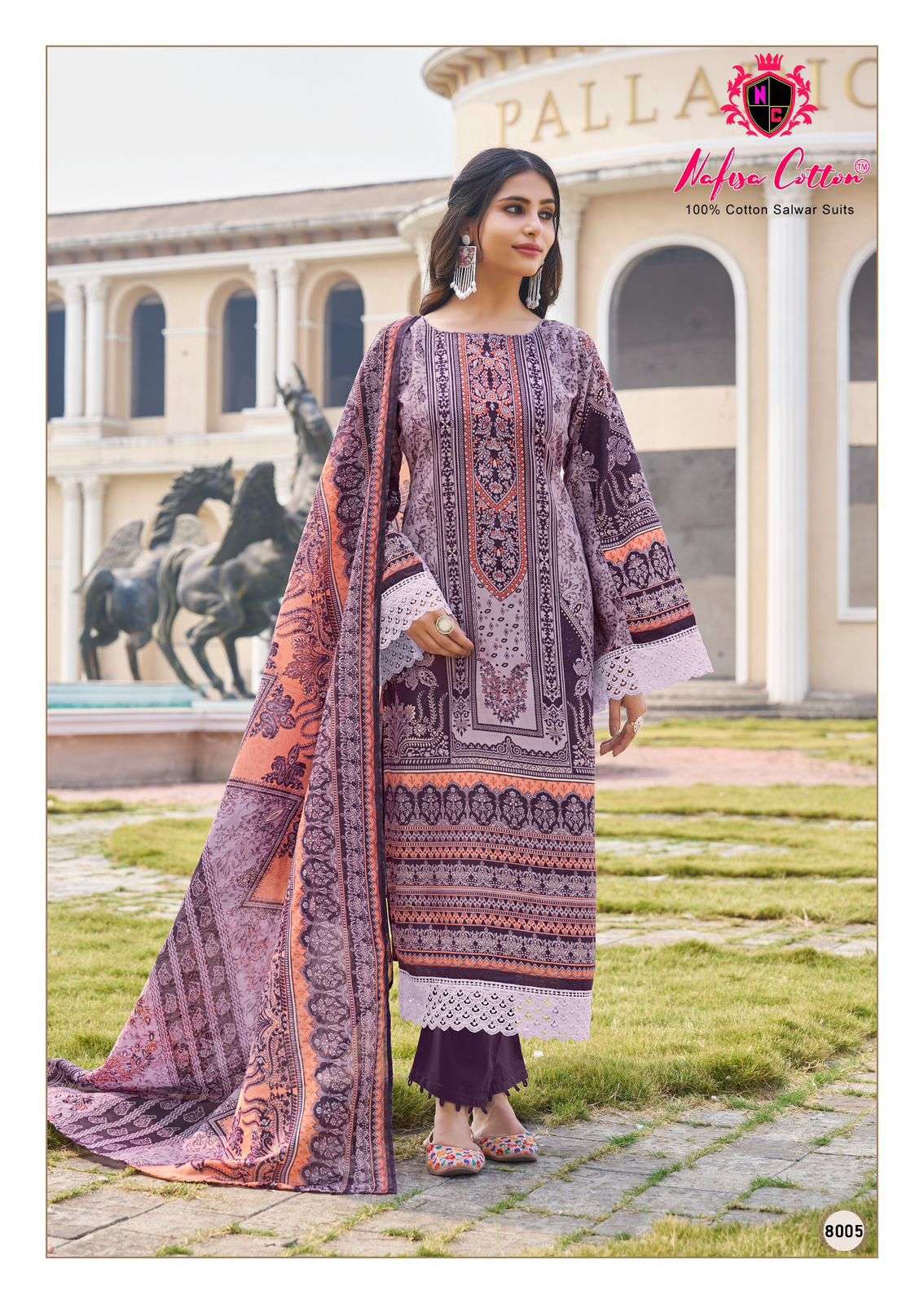 NAFISA COTTON MAHERA KARACHI SUITS VOL 8