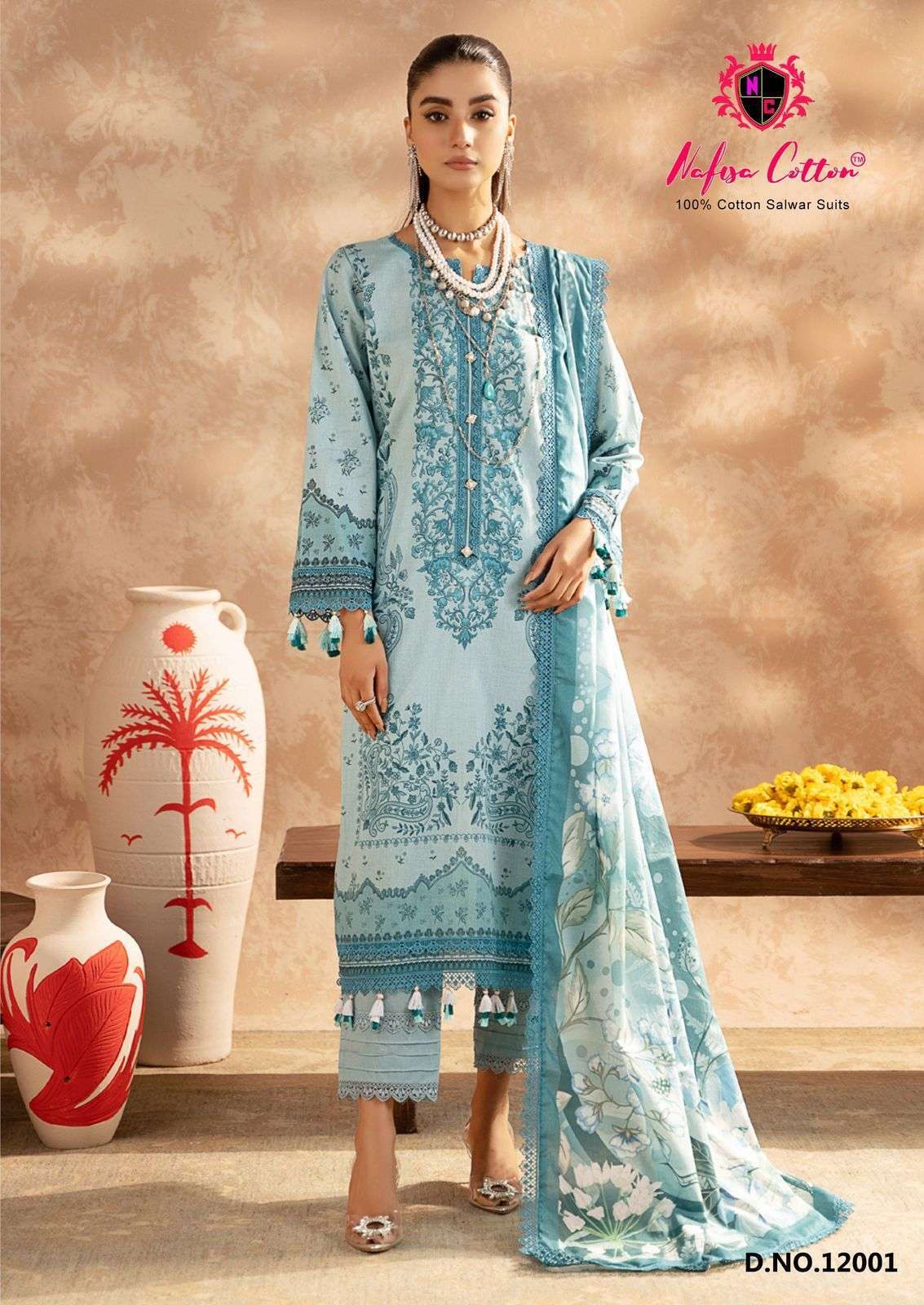 NAFISA COTTON SAFINA KARACHI SUITS VOL 12 