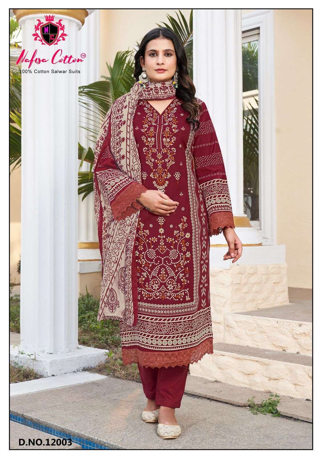 NAFISA COTTON SAFINA KARACHI SUITS VOL 12 