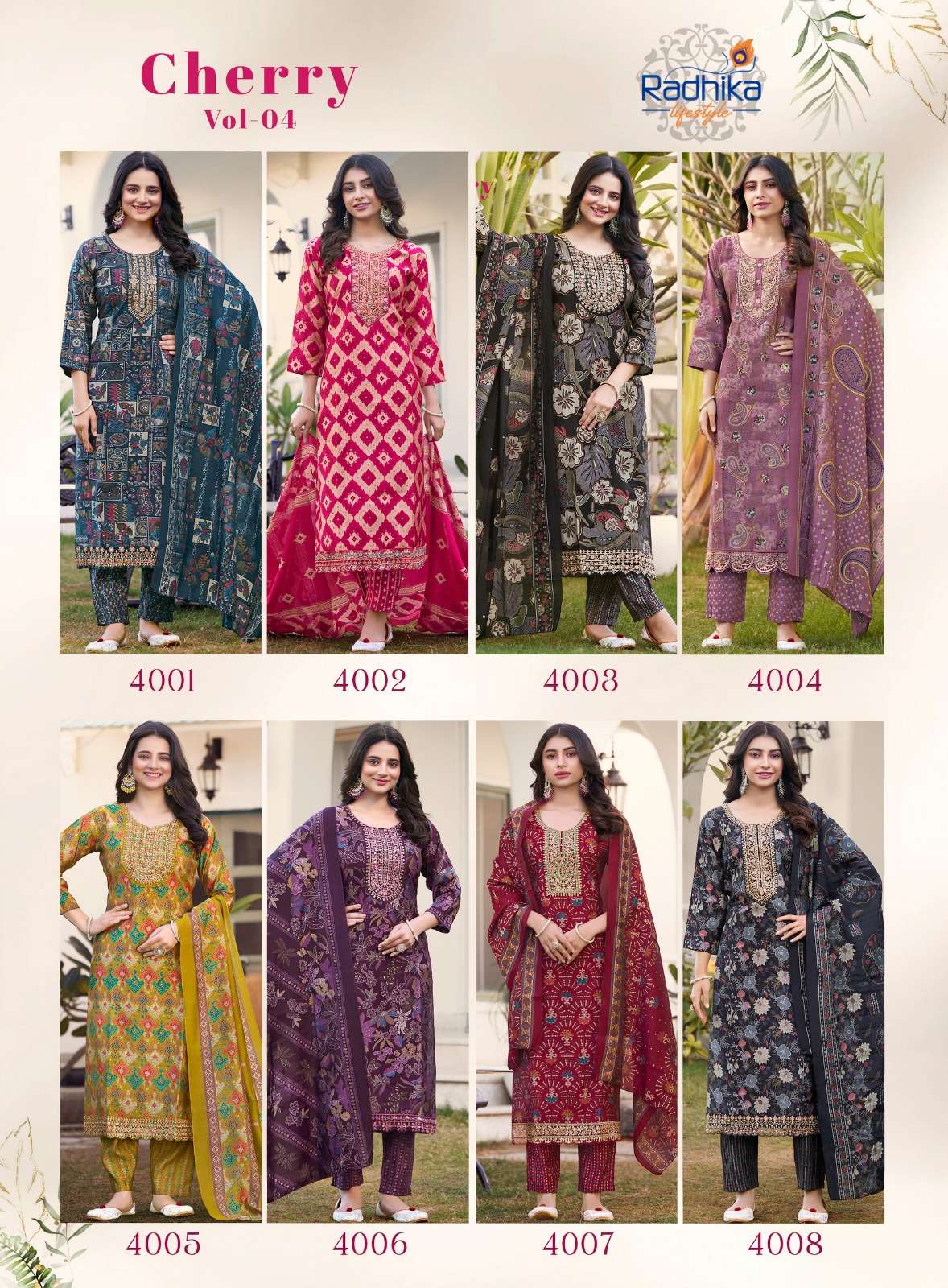 RADHIKA LIFESTYLE CHERRY VOL 4 