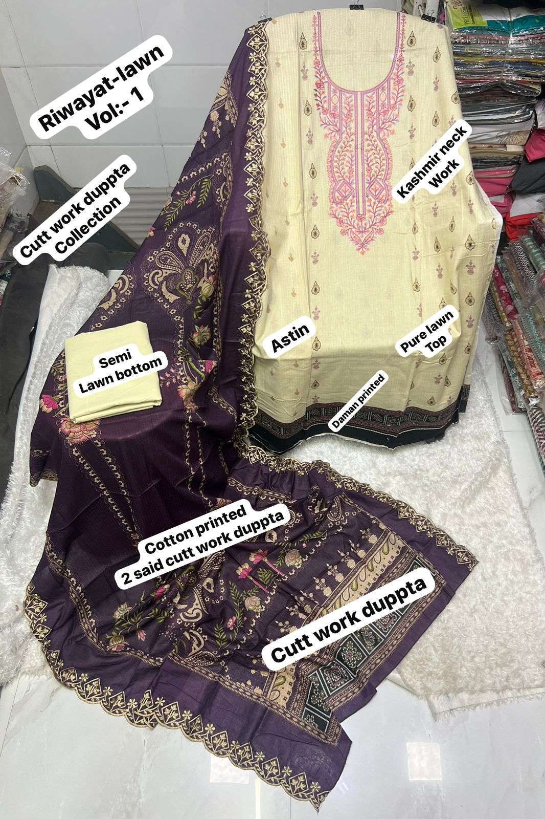 SAPPHIRE RIWAYAT LAWN VOL 1